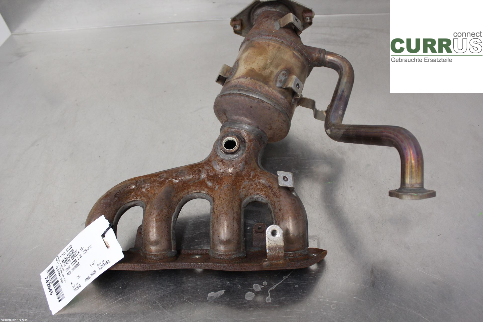 TOYOTA COROLLA 19- KATALYSATOR 17141-0T120 1.8L 2ZR-FXE