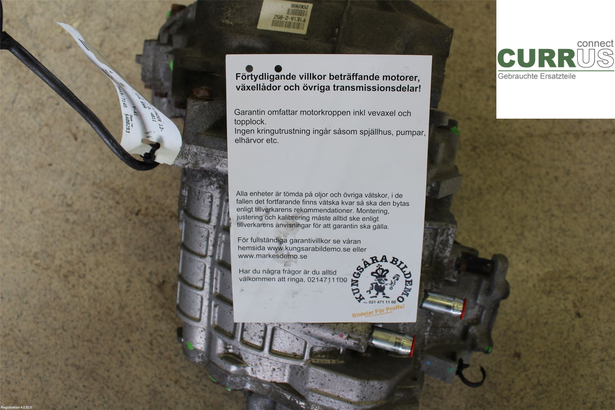 MITSUBISHI OUTLANDER 13- Differential 9411A072 2.0L 4B11