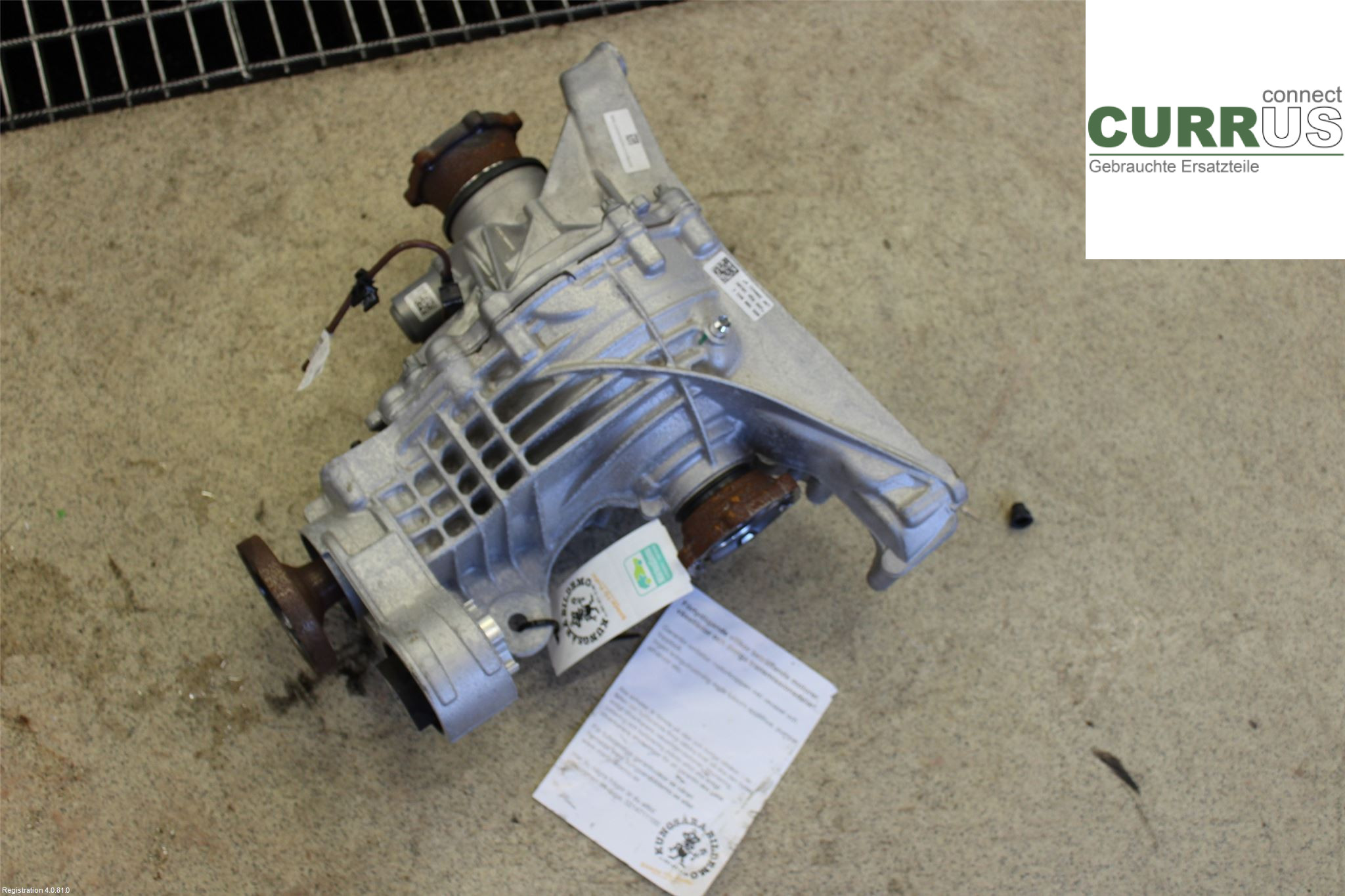 AUDI A6 F2/C8  19- Differential 09R500043C 2.0L DRYA