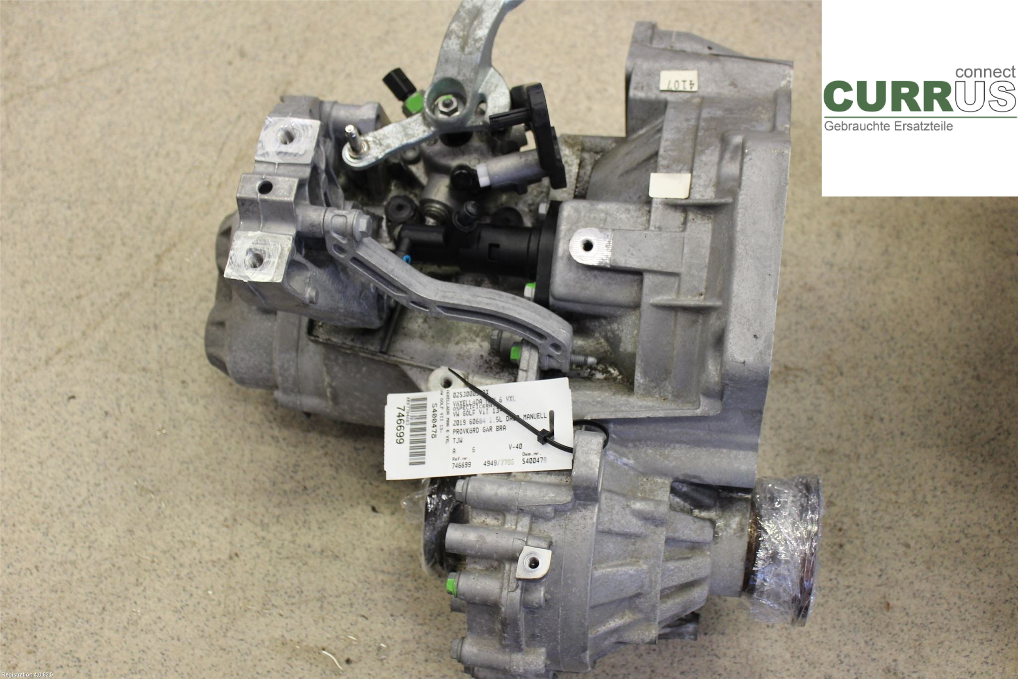VW GOLF / E-GOLF VII   13-20 6-Gang-Getriebe 02S300053AX 1.5L DADA