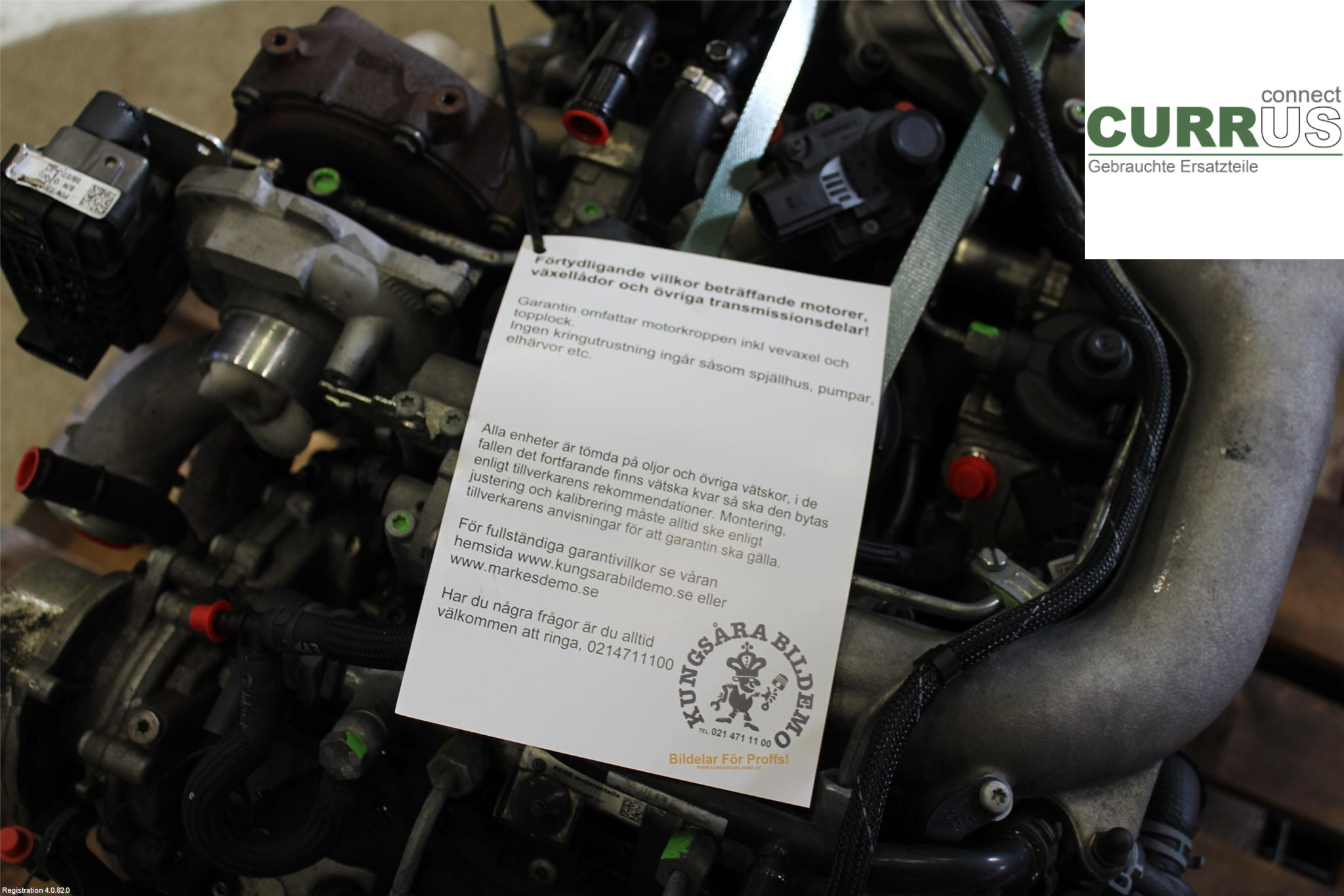 AUDI A4  12-15 Engine 059100098JX 3.0L CCWA