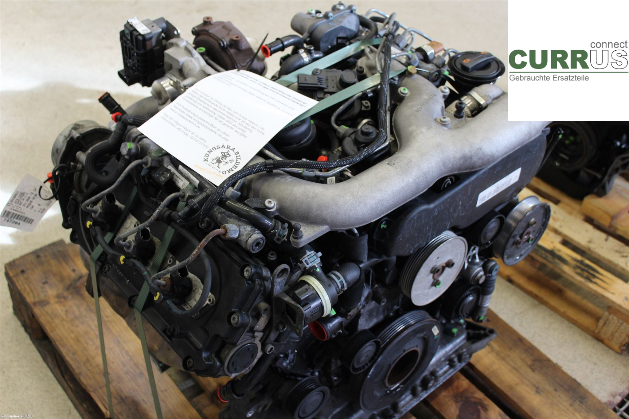 AUDI A4  12-15 Engine 059100098JX 3.0L CCWA