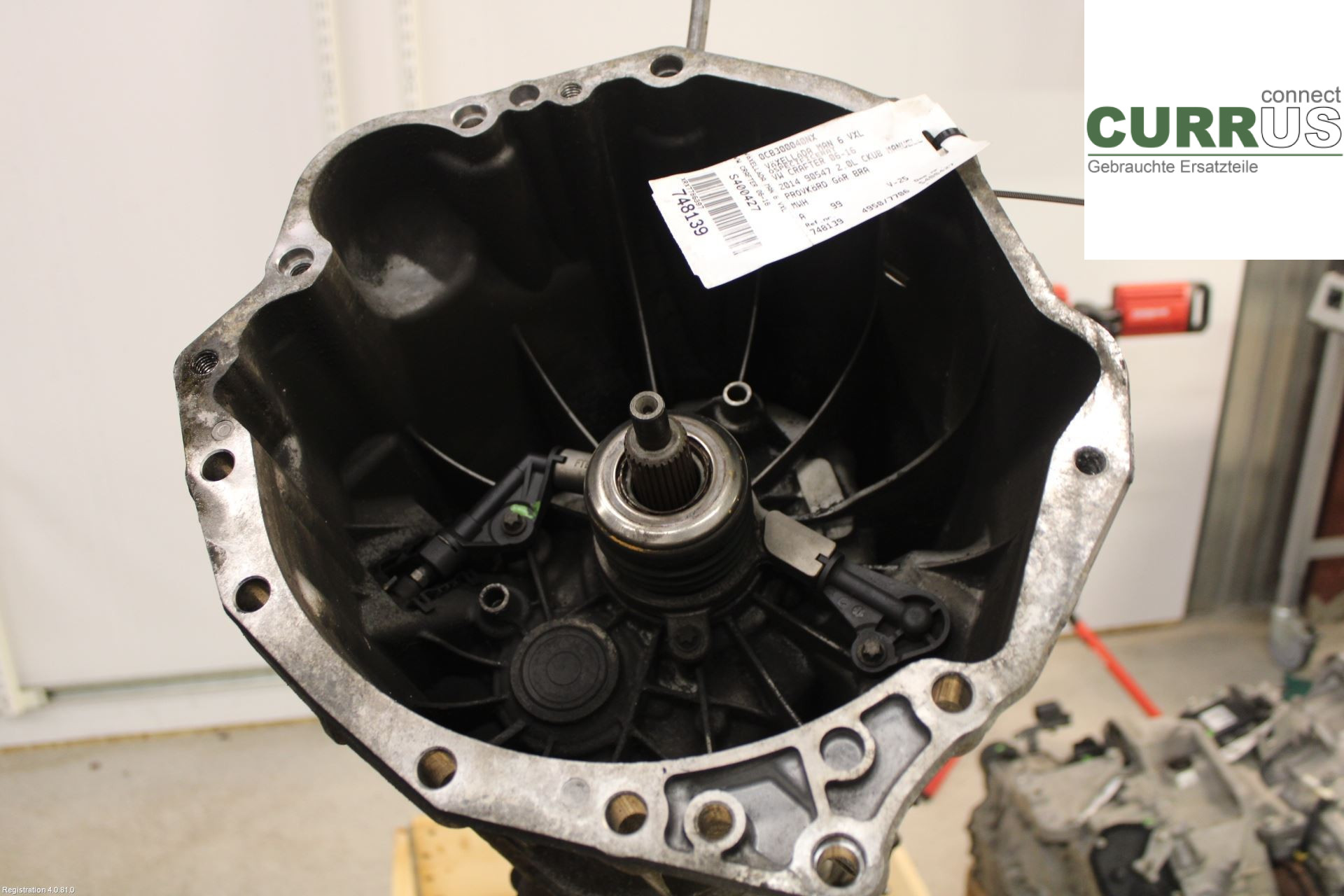 VW CRAFTER  06-16 Gearbox (6-speed) 0CB300040NX 2.0L CKUB