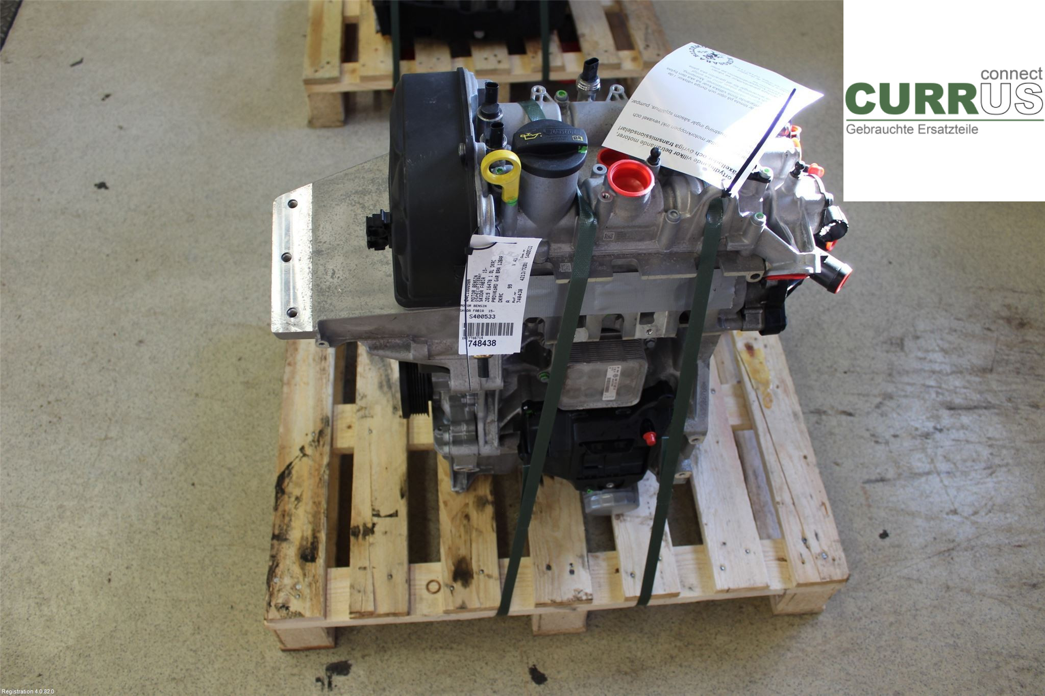 SKODA FABIA  15- Engine 04C100098N  1.0L DKRC