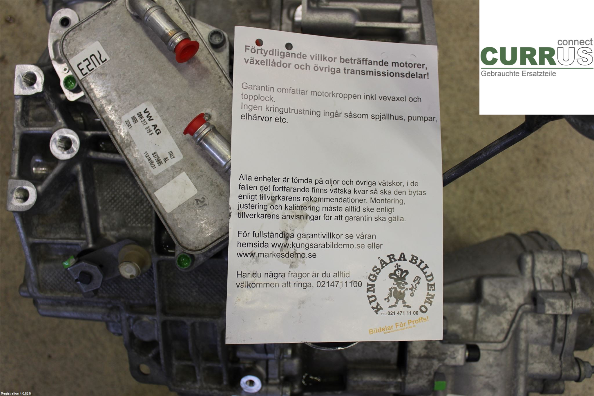 CUPRA FORMENTOR Gearbox (Automatic) 0DL300014H003 2.5L DNWB
