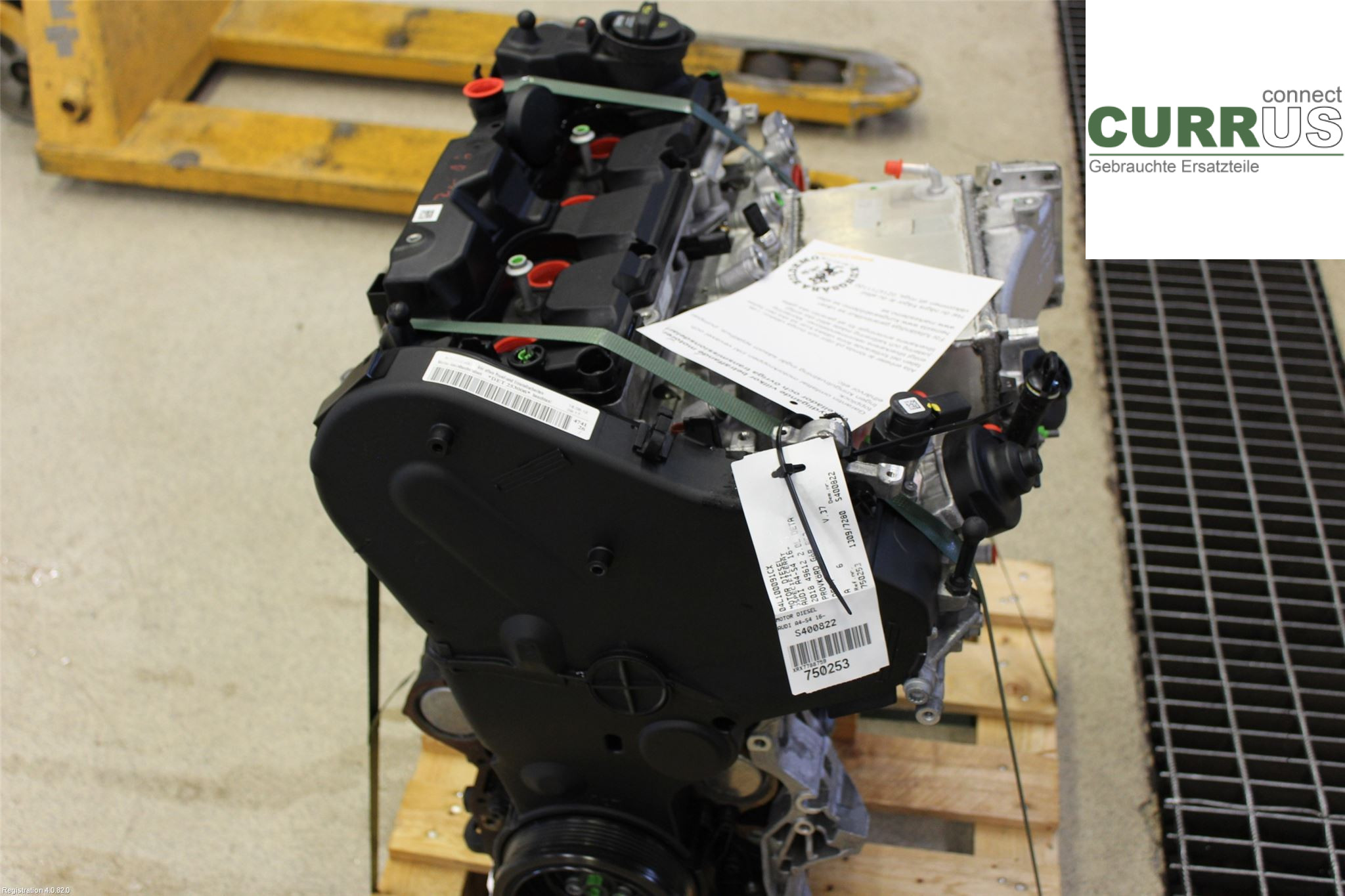 AUDI A4/S4  B9 16-19 Motor 04L100091CX 2.0L DETA