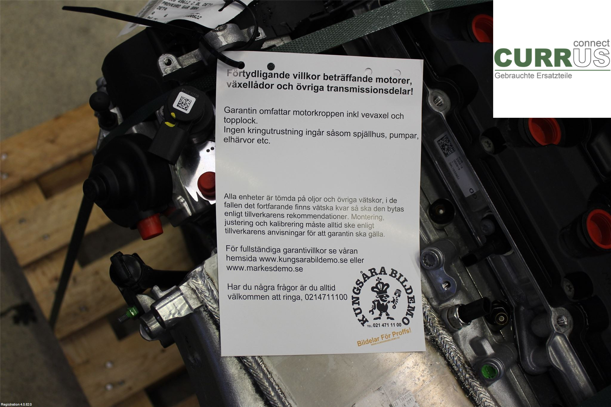 AUDI A4/S4  B9 16-19 Motor 04L100091CX 2.0L DETA