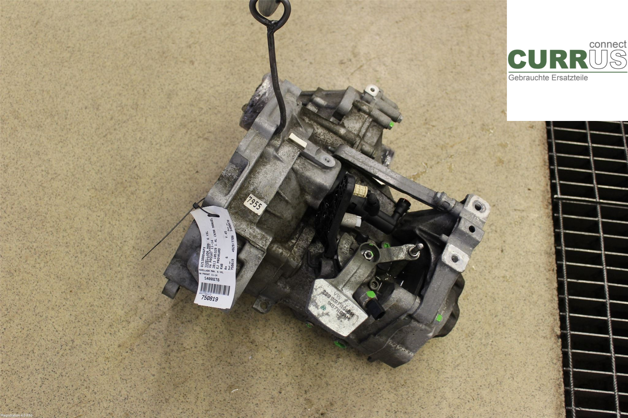 VW PASSAT  11-14 Gearbox (6-speed) 02S300046PX 1.4L CKMA