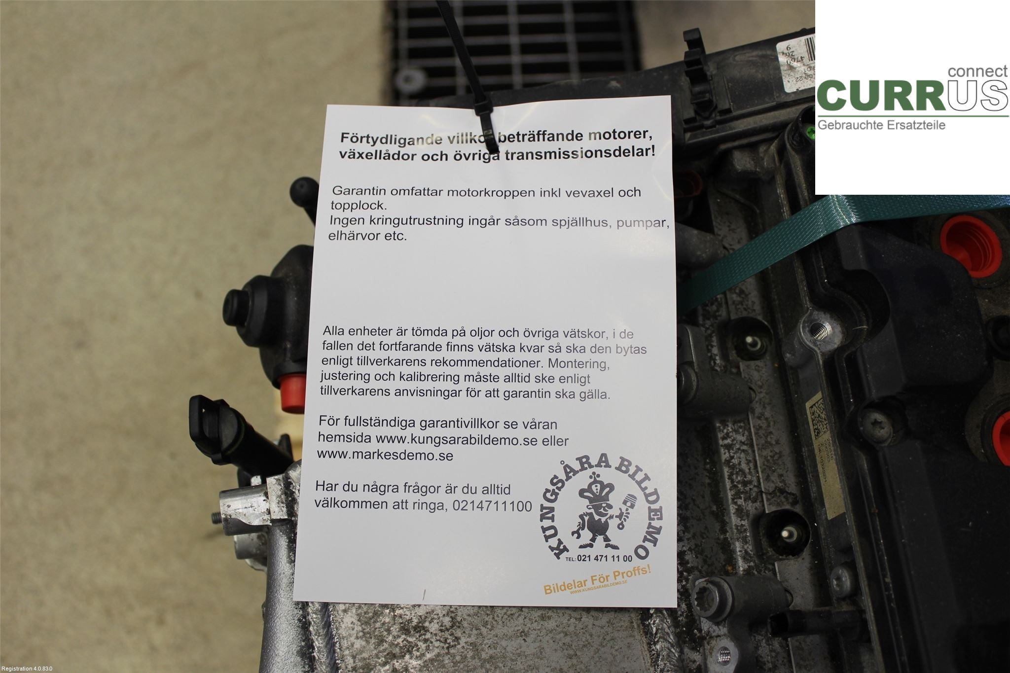 AUDI A6/S6 4G   11-18 Engine 04L100091AX 2.0L CNHA