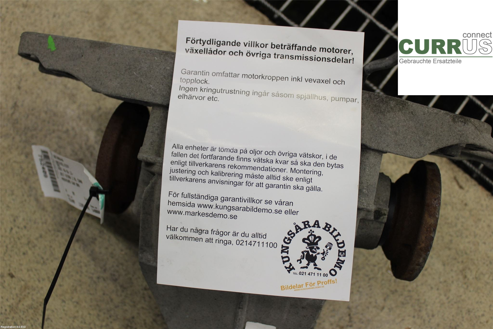 AUDI A6/S6 4G   11-18 Differentiel 0BC500044A 2.0L CNHA