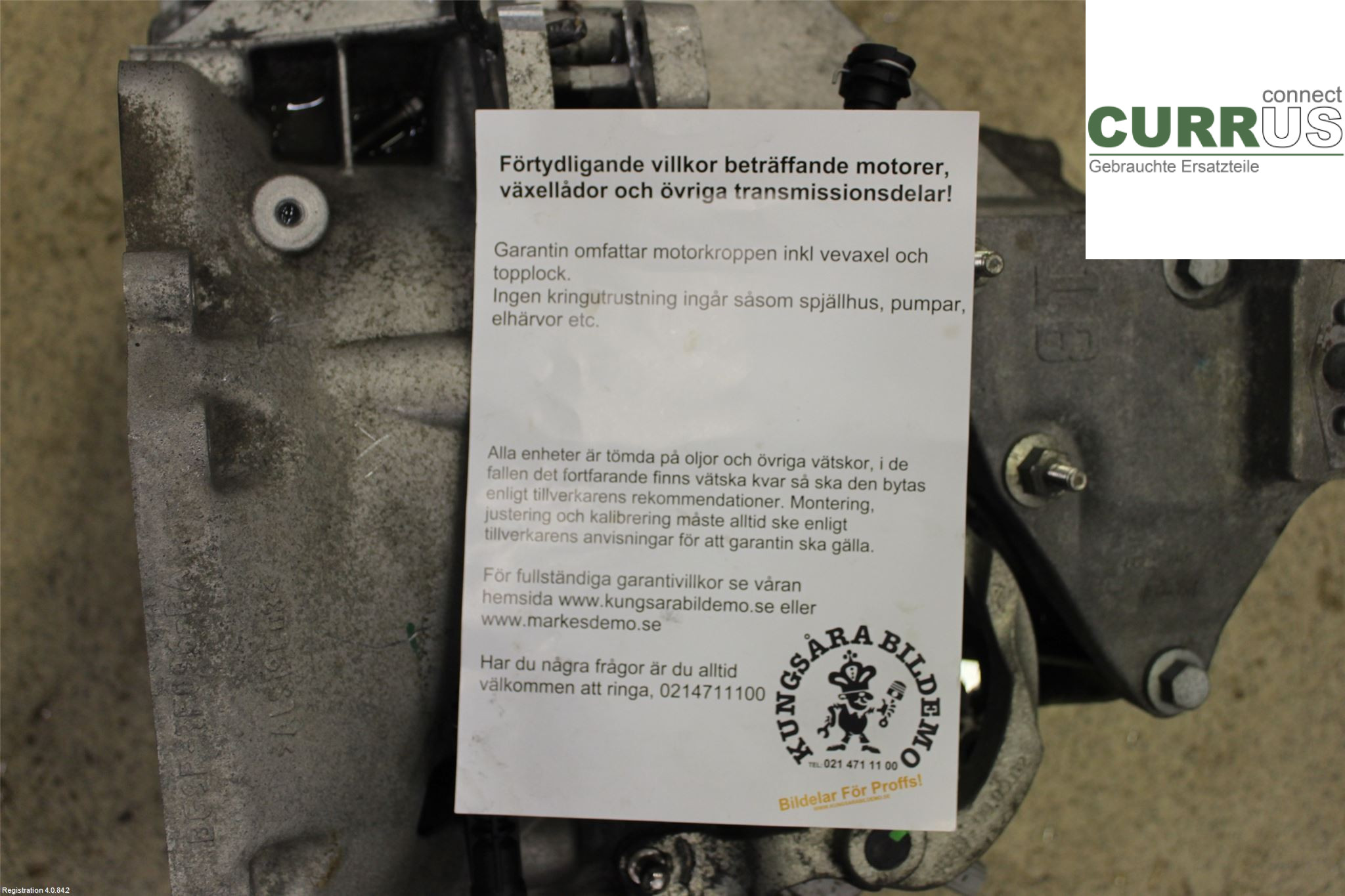 FORD MONDEO     07-15 Gearbox (6-speed) 1729495 T1BB