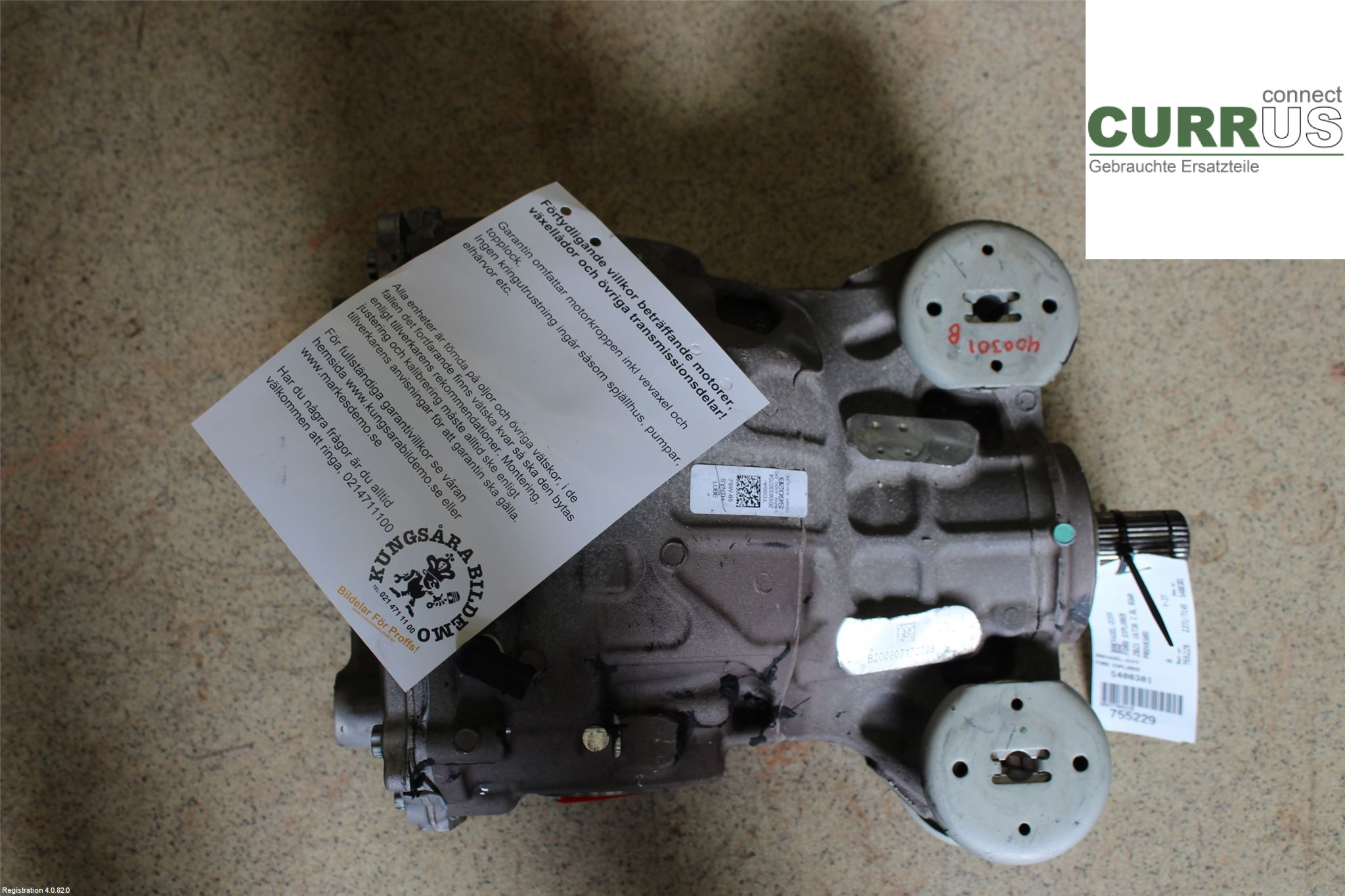 FORD EXPLORER Differential 2428641 3.0L BQWA