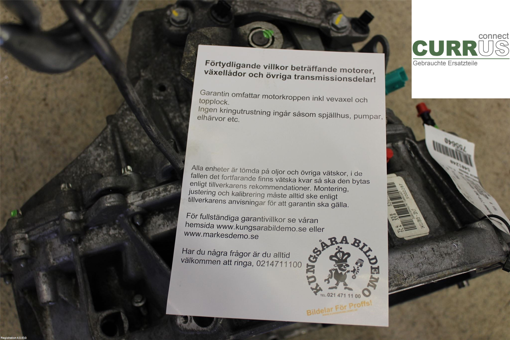 DACIA DOKKER Gearbox (6-speed) 320109927R K9K-612
