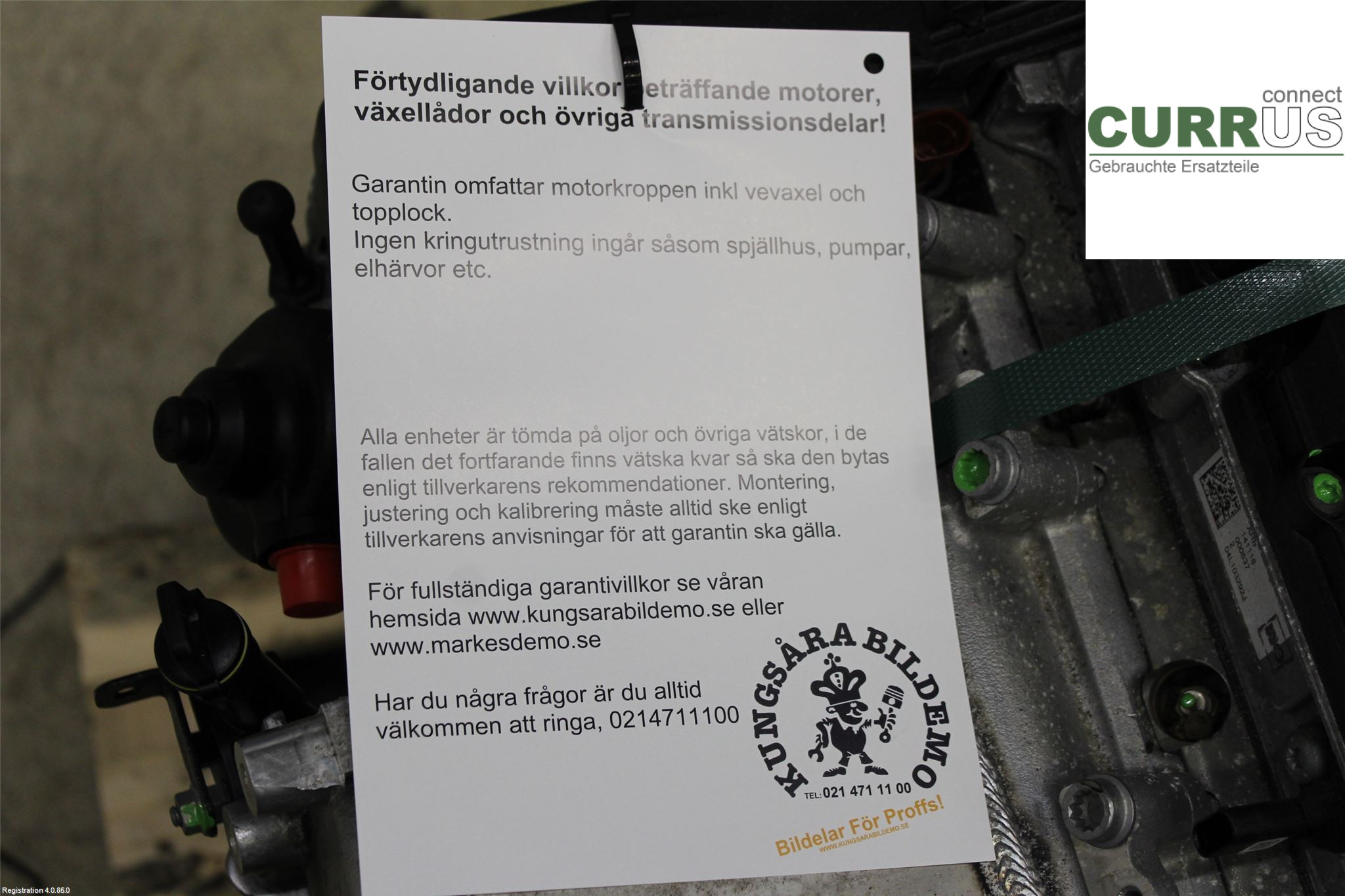 AUDI A4/S4 B9 20- Motor 04L100091CX 2.0L DETA