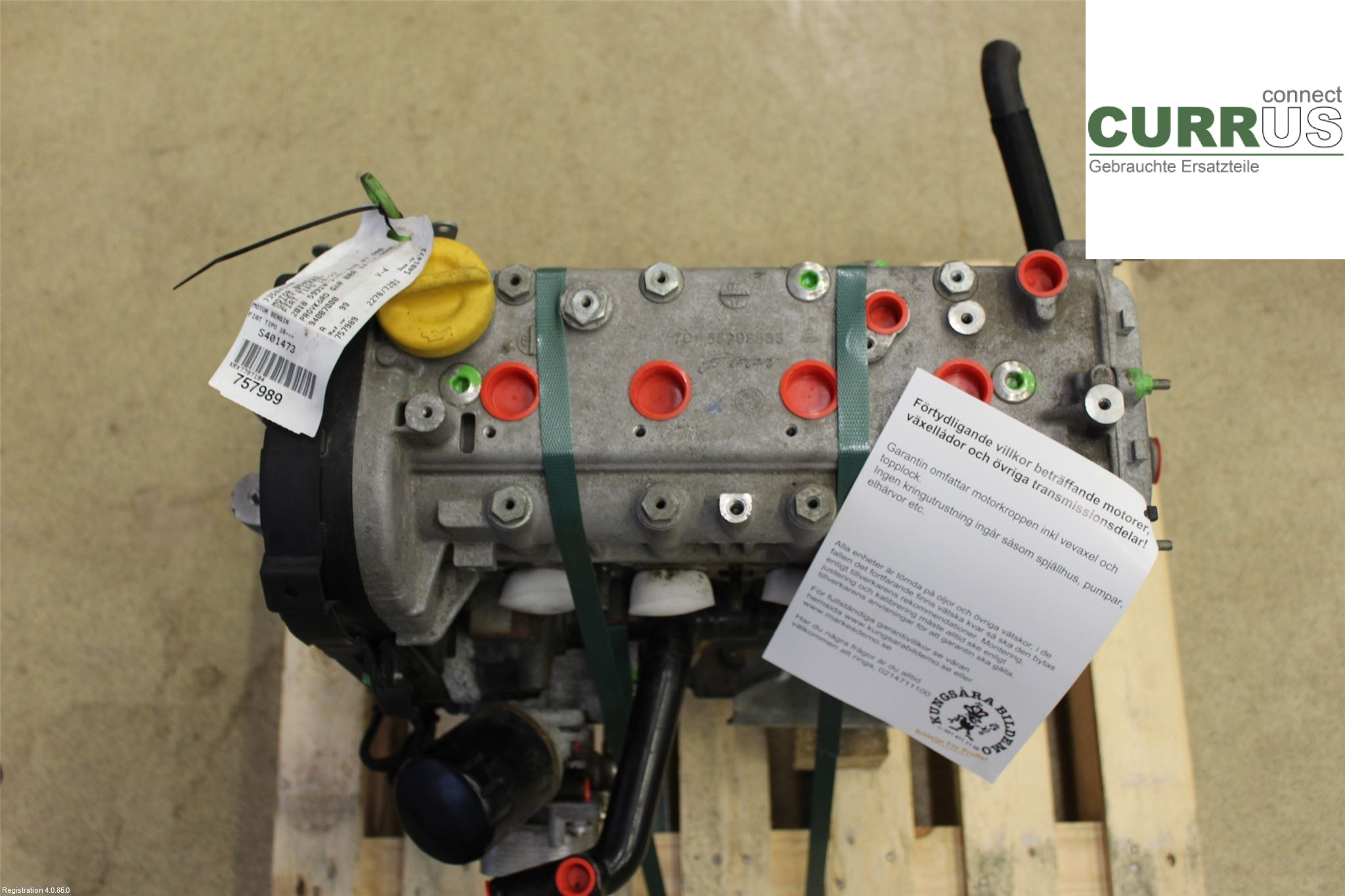 FIAT TIPO 16- Motor 73504140 1.4L 940.B7.000