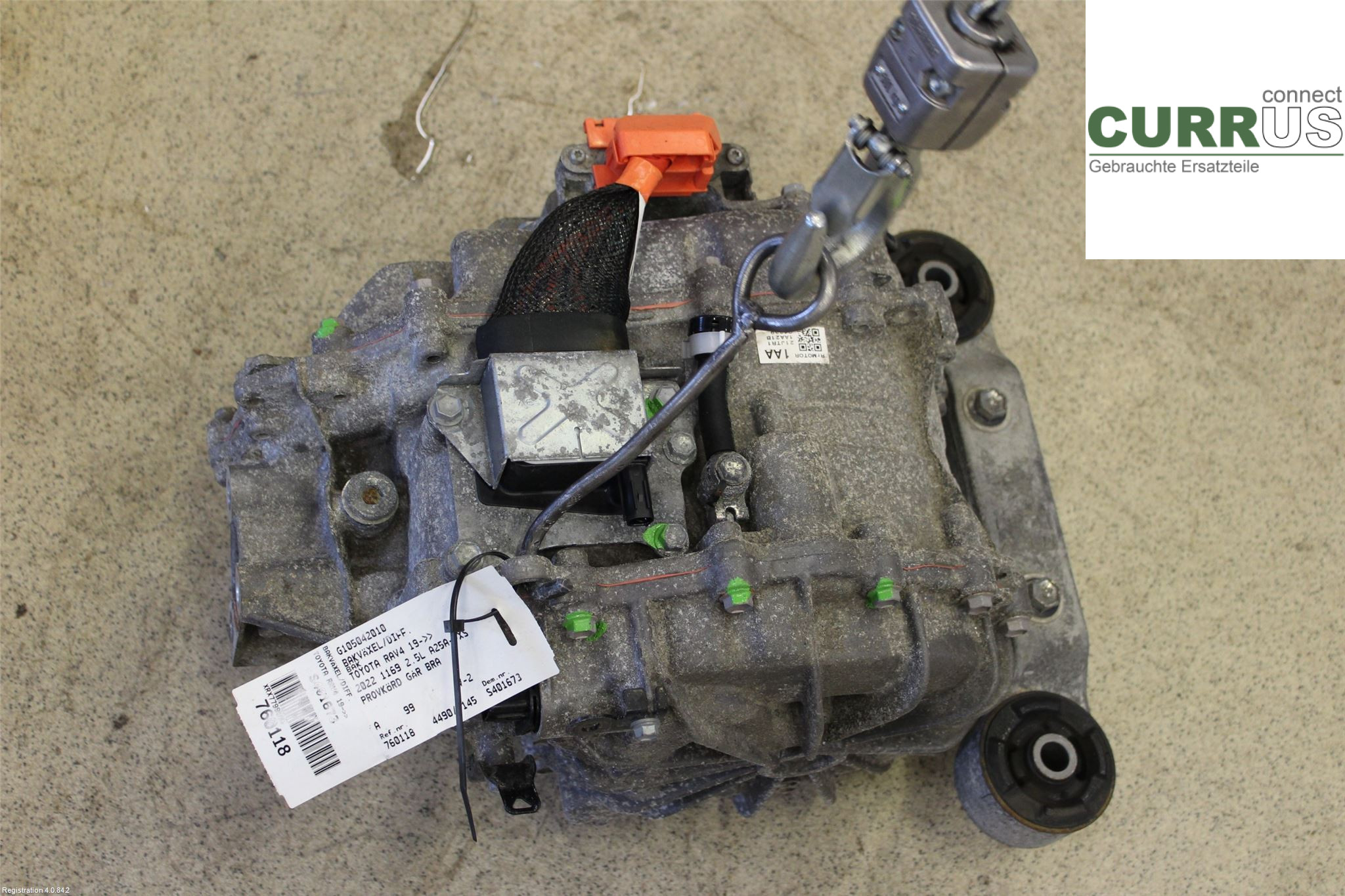 TOYOTA RAV4  19- Differential G105042010 2.5L A25A-FXS