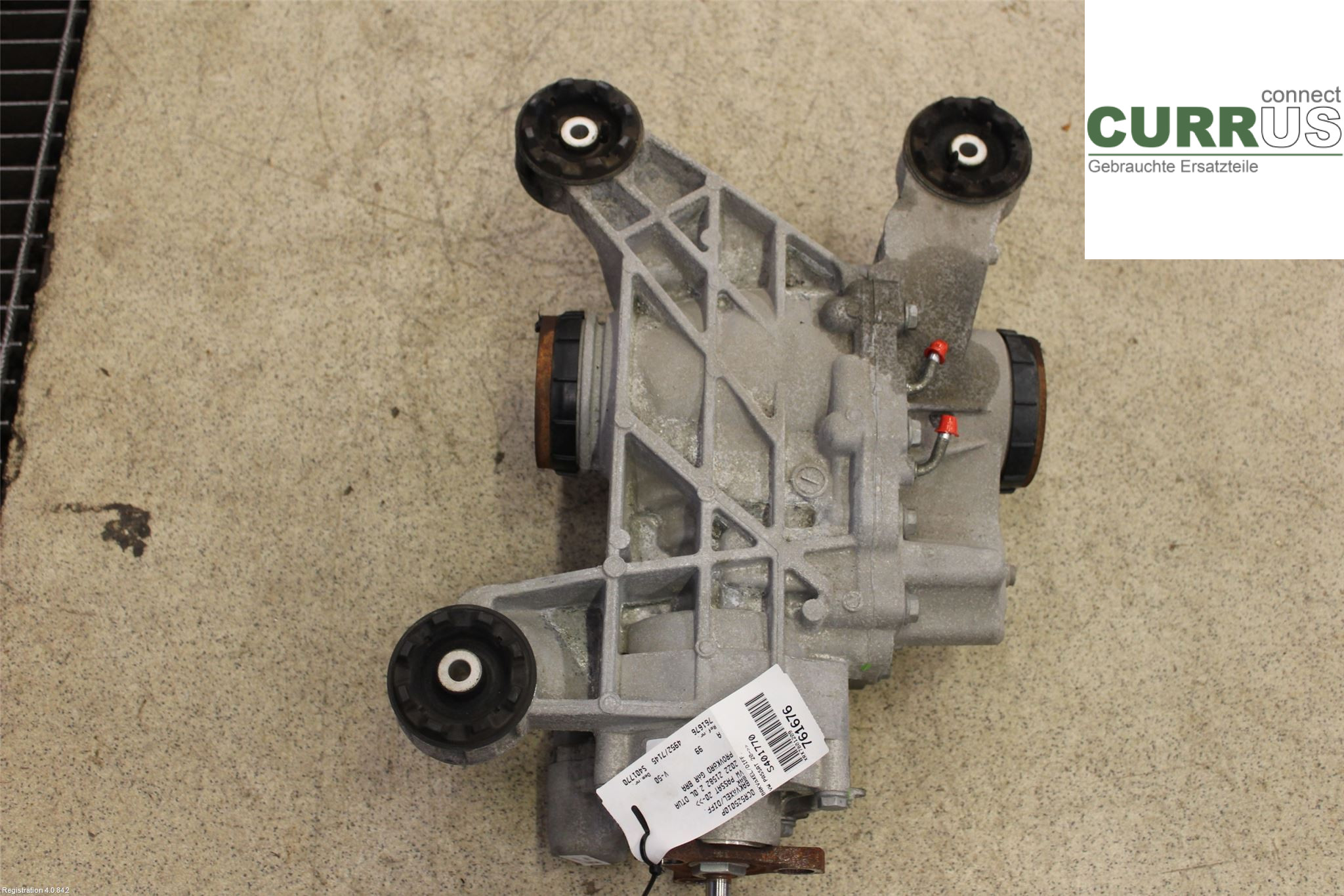 VW PASSAT  20-24 Differential 0CR525010P 2.0L DTUA