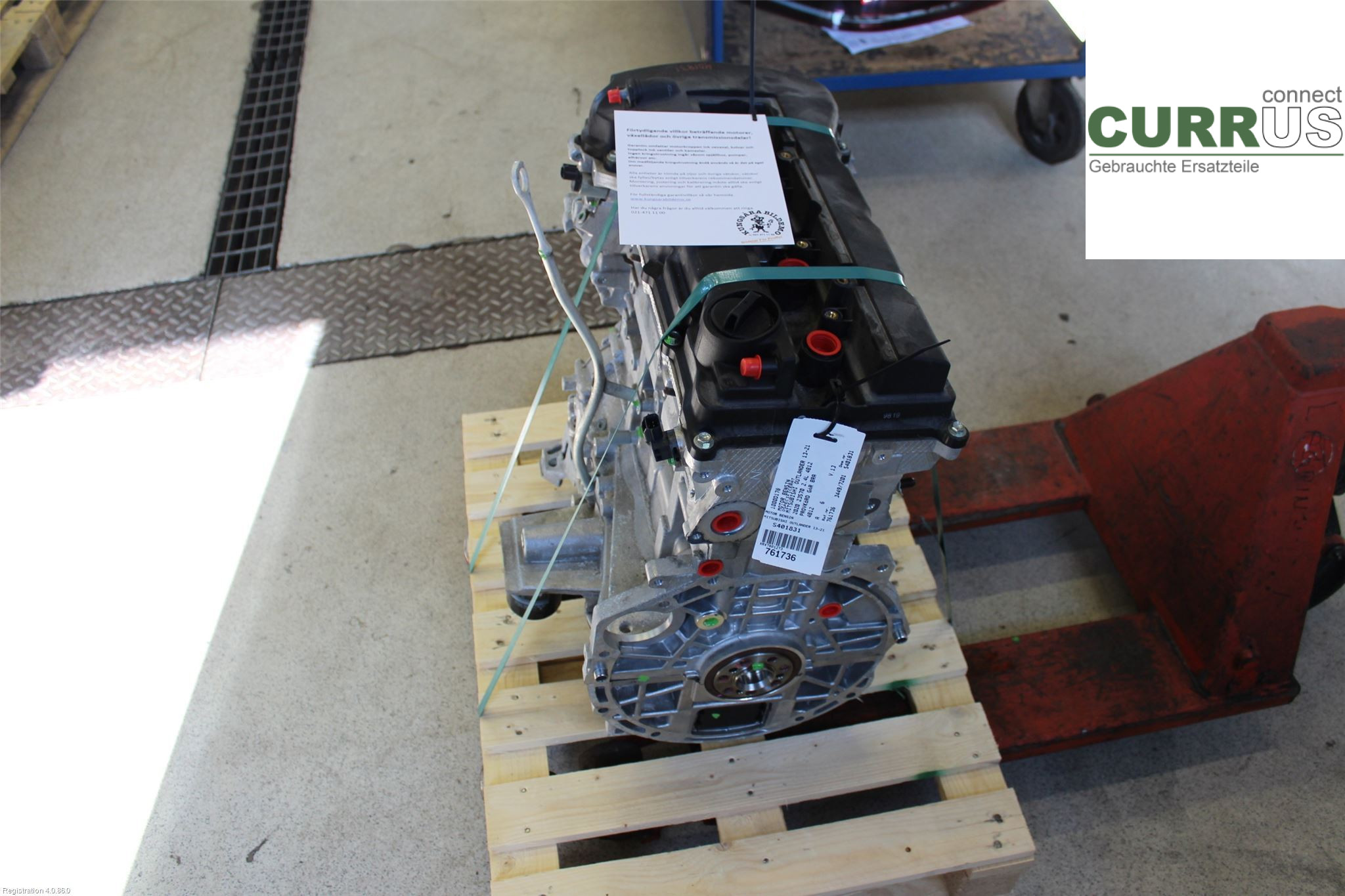 MITSUBISHI OUTLANDER 13- Engine 1000D178 2.4L 4B12