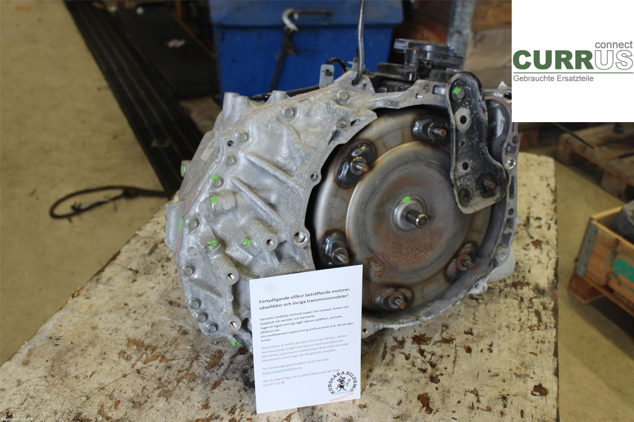 VOLVO XC40/RECHARGE 18- Gearbox (Automatic) 36011591 2.0L D4204T16