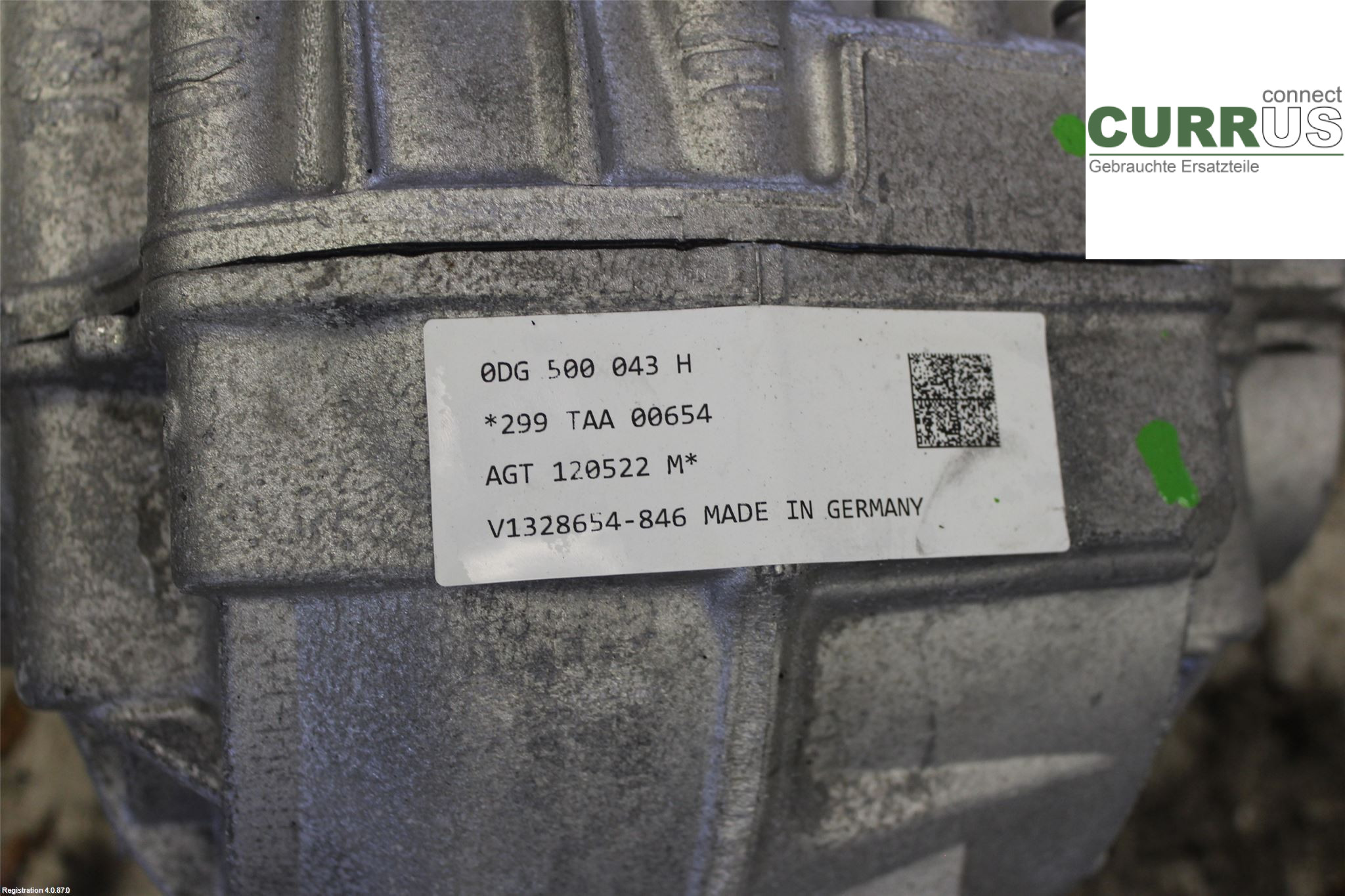 PORSCHE CAYENNE 03- Differentiel 0DG500043HX 3.0L MDC.BE