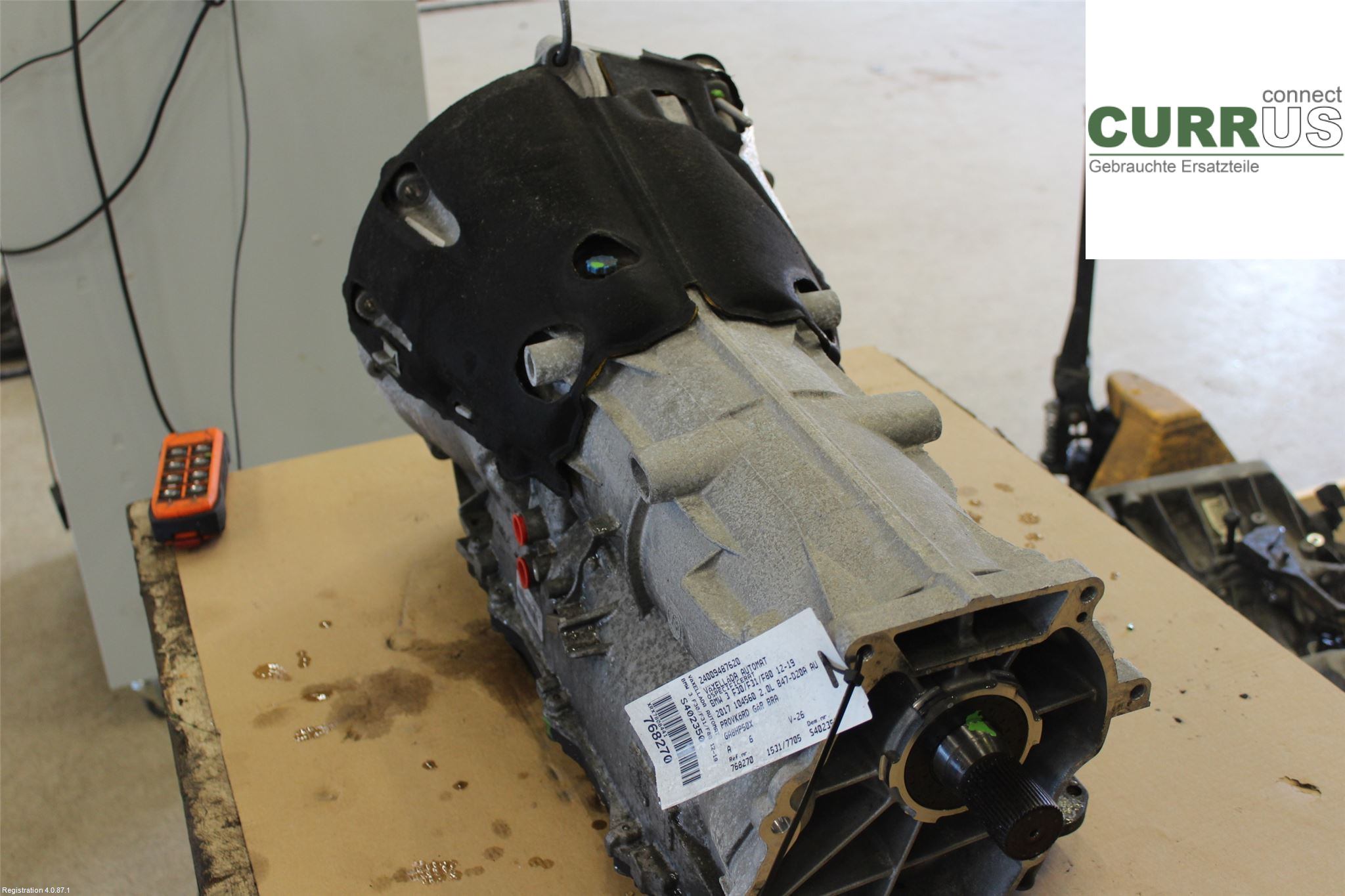 BMW 3 F30/F31/F80    12-19 Gearbox (Automatic) 24009487620 2.0L B47-D20A