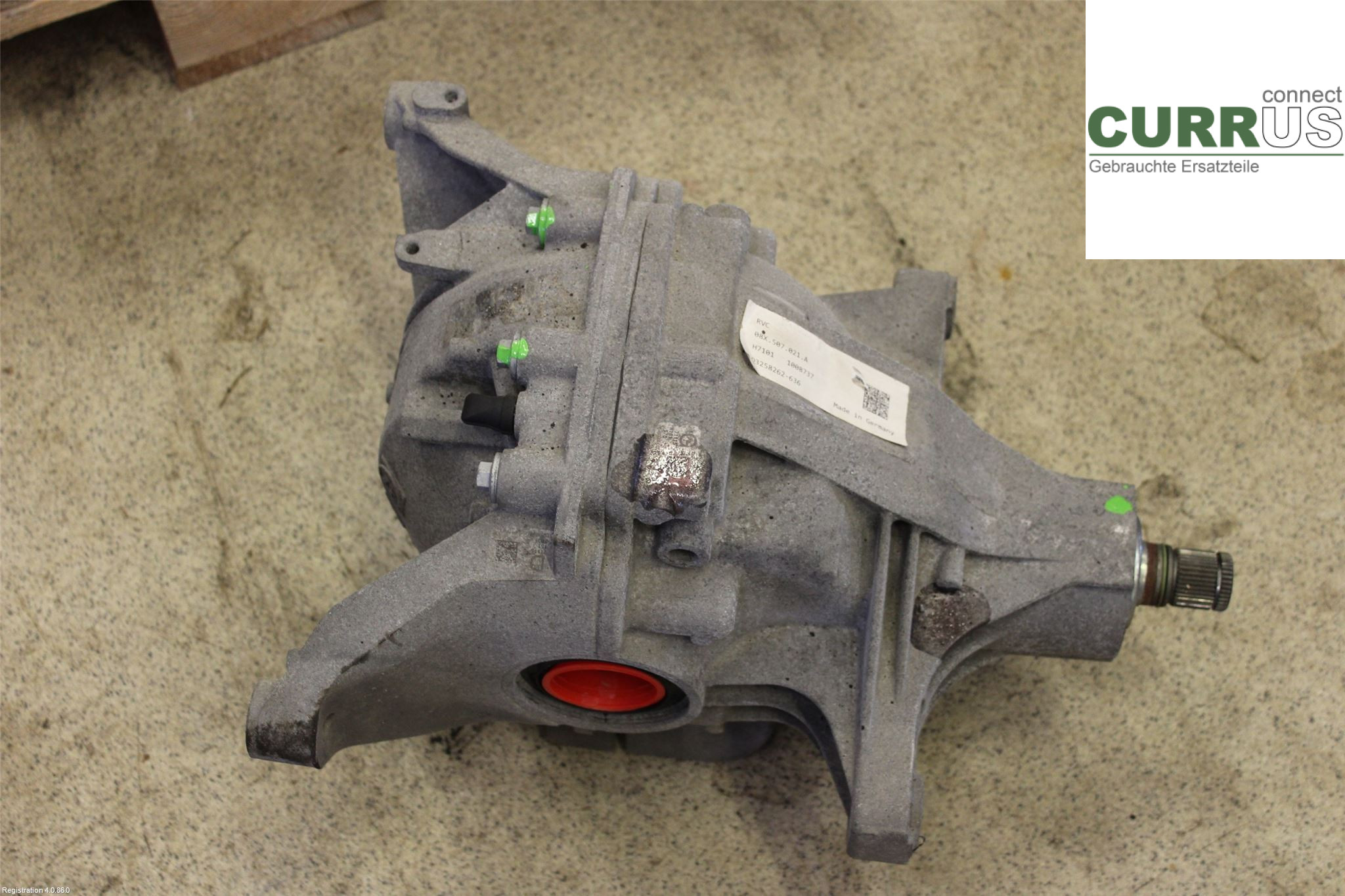 PORSCHE PANAMERA 09- Differential 9A7507021FX CVDA