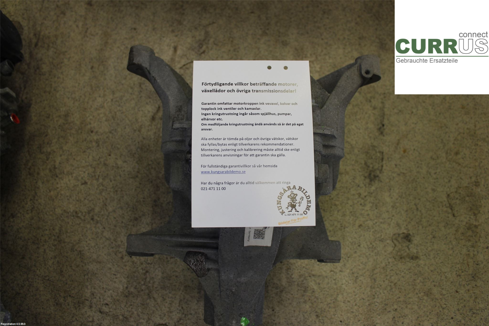 PORSCHE PANAMERA 09- Differential 9A7507021FX CVDA