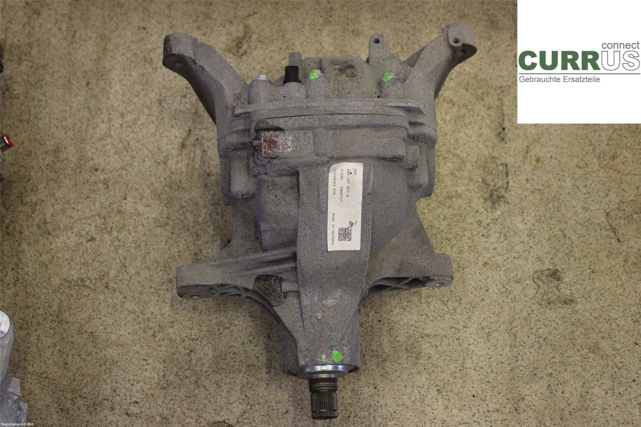 PORSCHE PANAMERA 09- Differential 9A7507021FX CVDA
