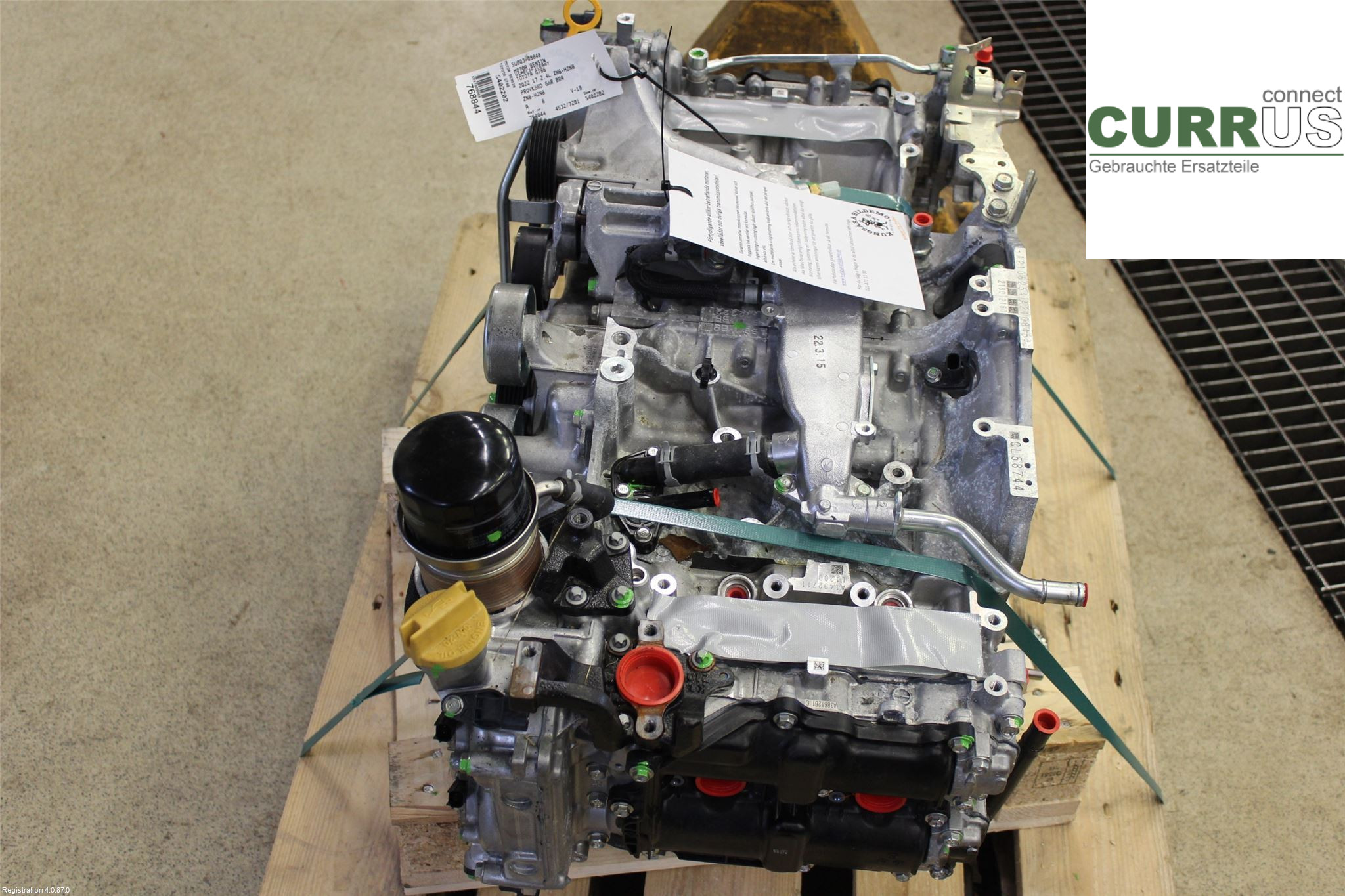 TOYOTA GT86 Silnik SU003-09848 2.4L ZN6-H2N8