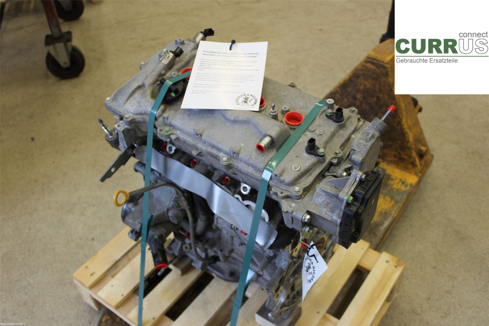 TOYOTA VERSO        09-  Engine 190000T471 2ZR-FAE