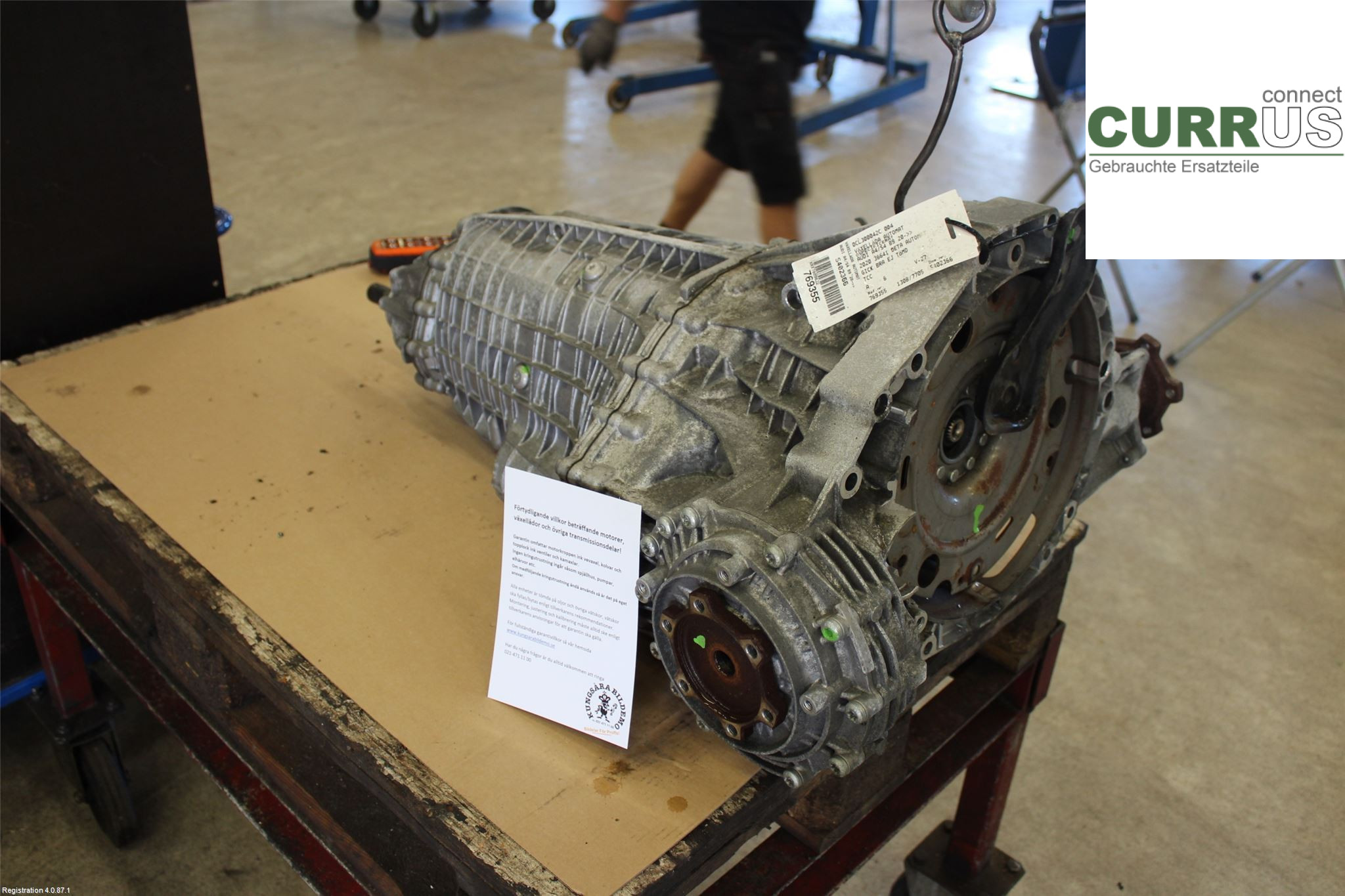 AUDI A4/S4 B9 20- Gearbox (Automatic) 0CL300042C 004 DETA