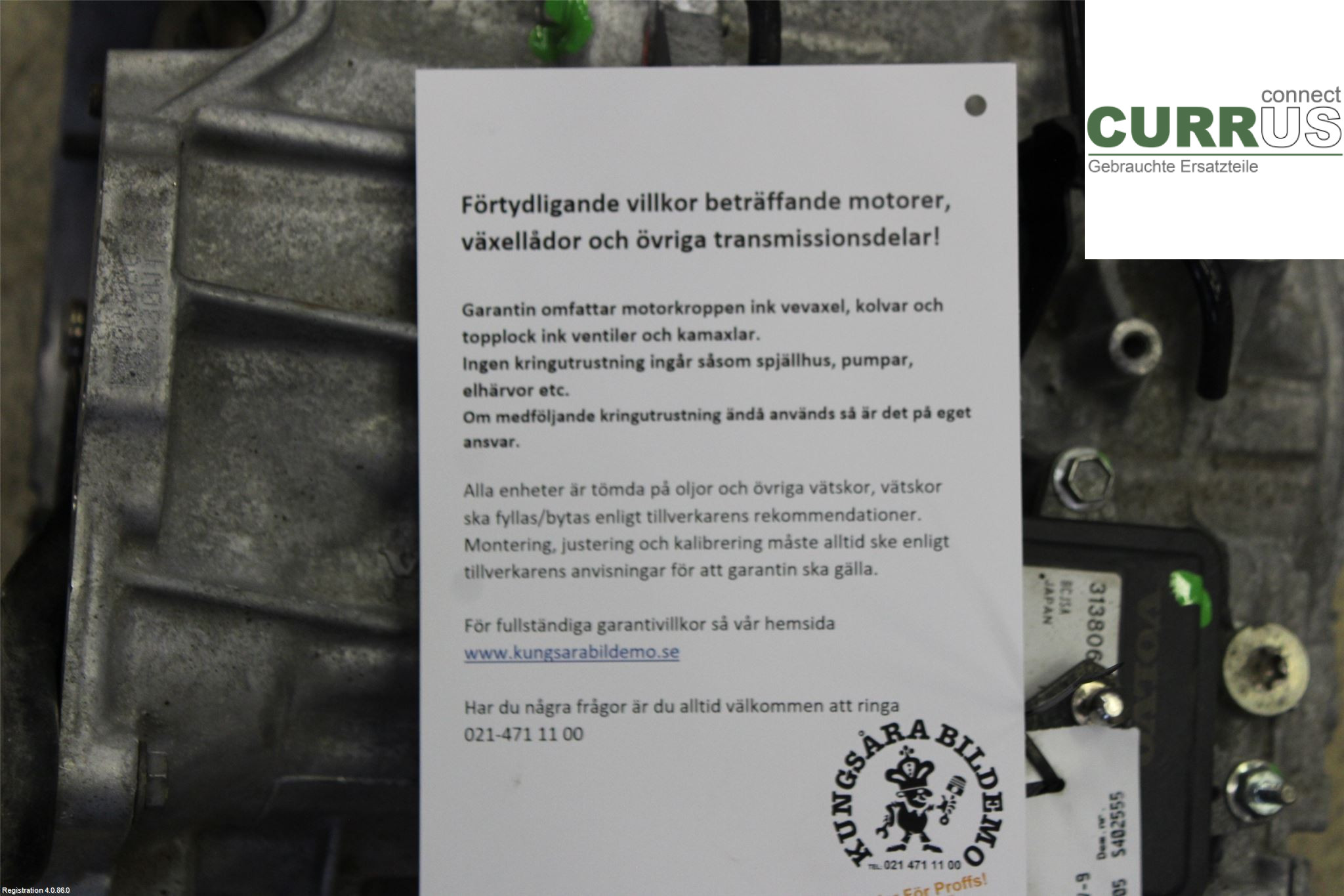 VOLVO V90 CROSS COUNTRY 17- Gearbox (Automatic) 36012686 2.0L D4204T23
