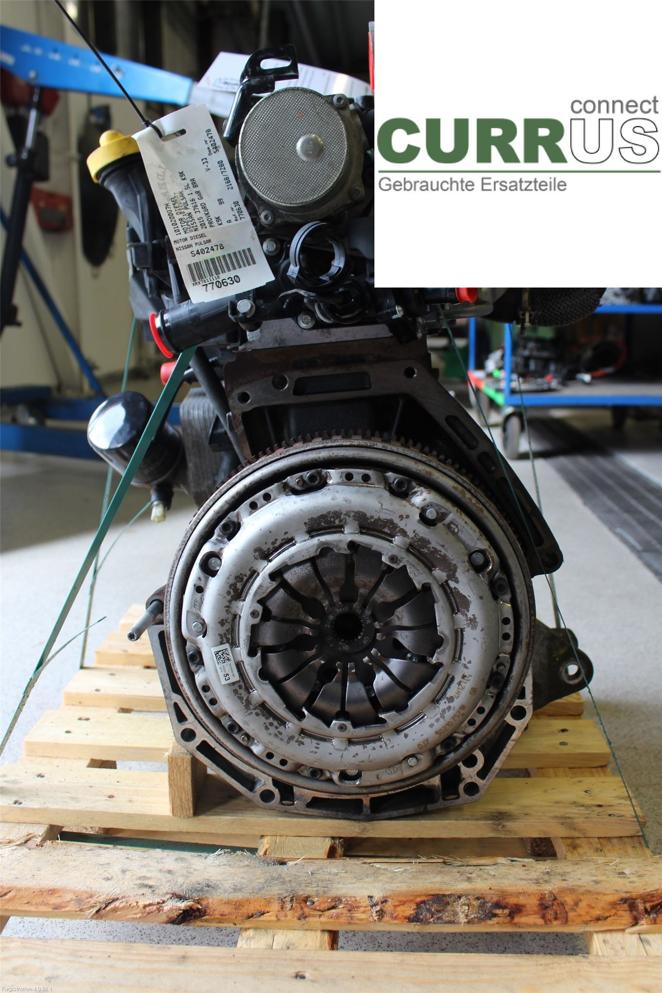 NISSAN PULSAR Motor 1010200Q7H 1.5L K9K