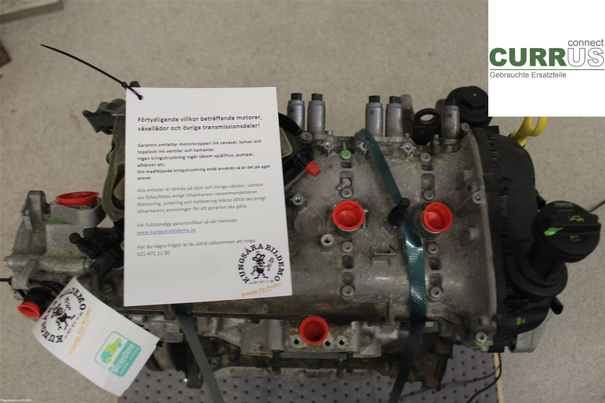VW TIGUAN 16-24 Engine 06K100040BX 2.0L CZPA