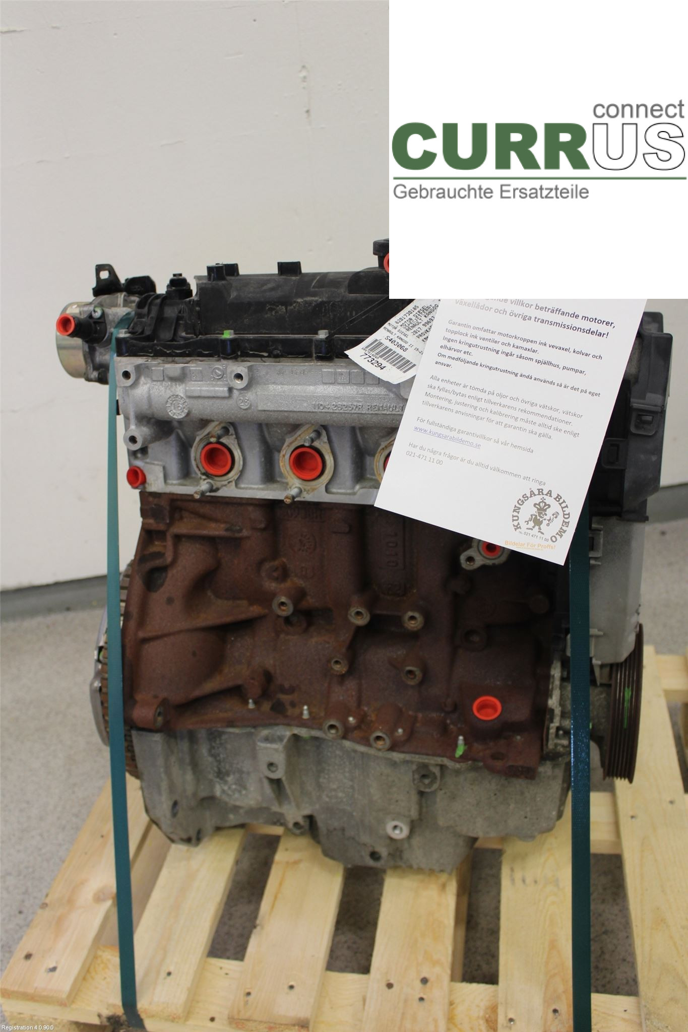 RENAULT KANGOO II  15-21 Engine 8201730185 1.5L K9K-628