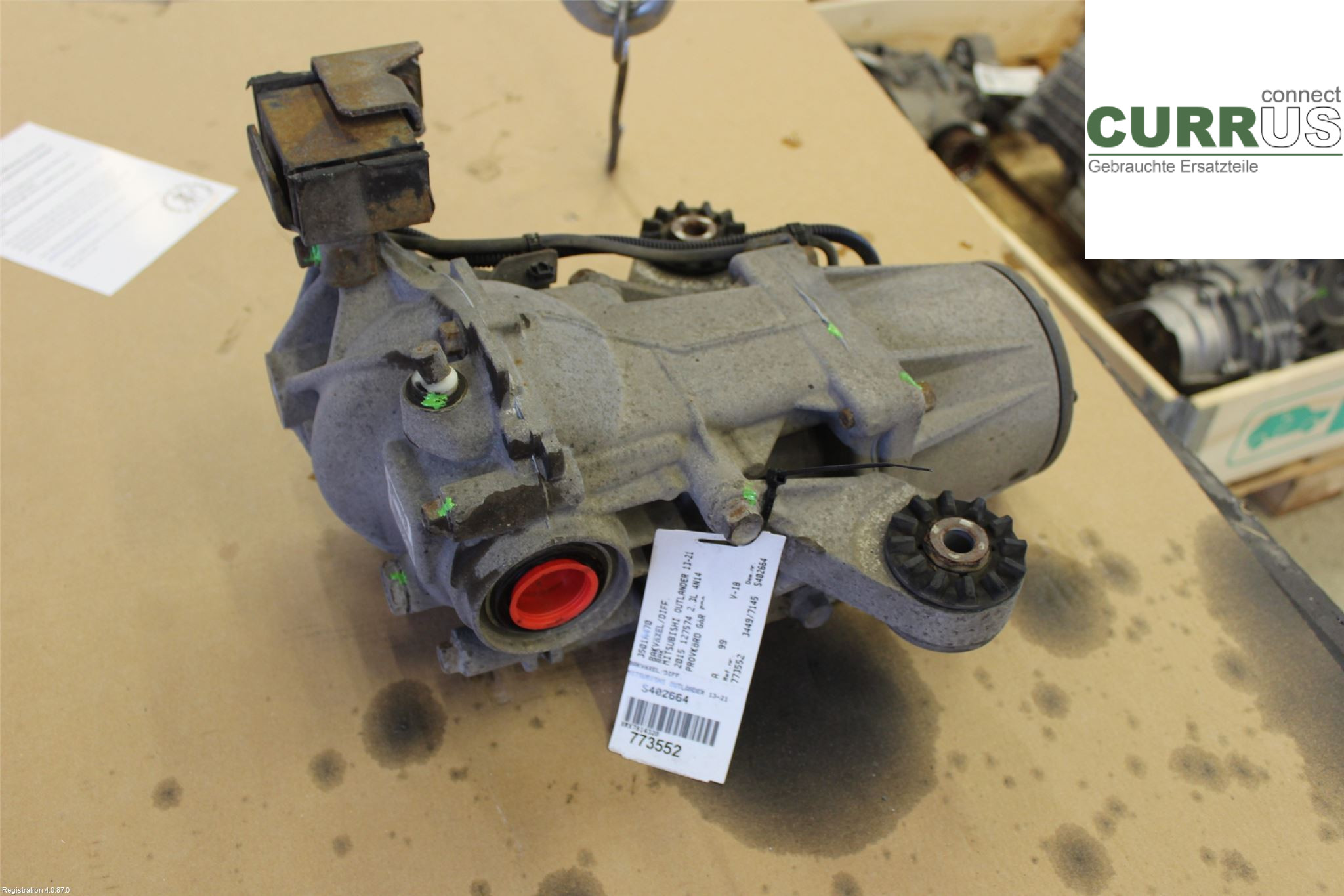 MITSUBISHI OUTLANDER 13- Differential 3501A470 2.3L 4N14