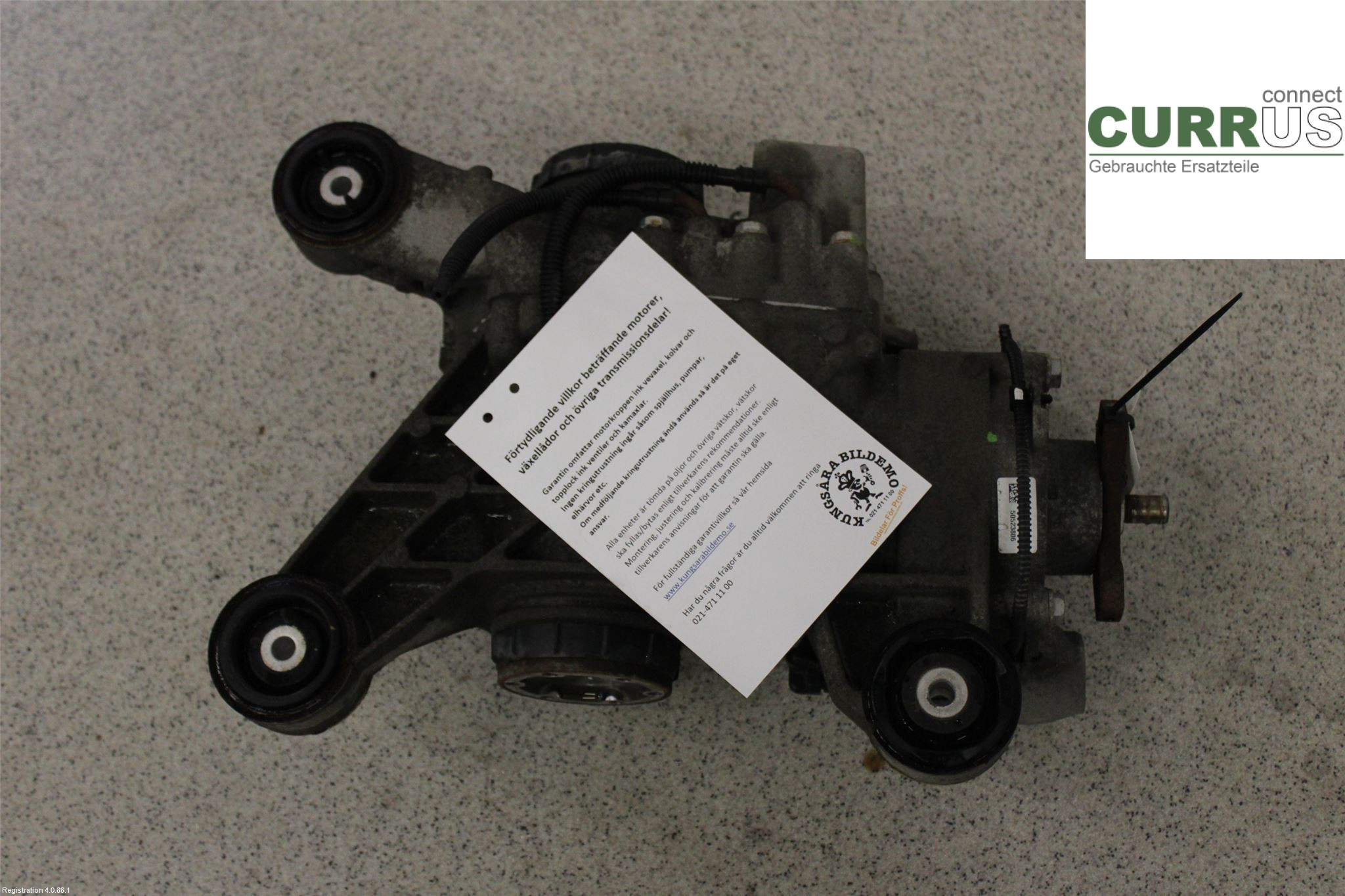VW ARTEON  17- Differential 0CQ525010AC DTUA