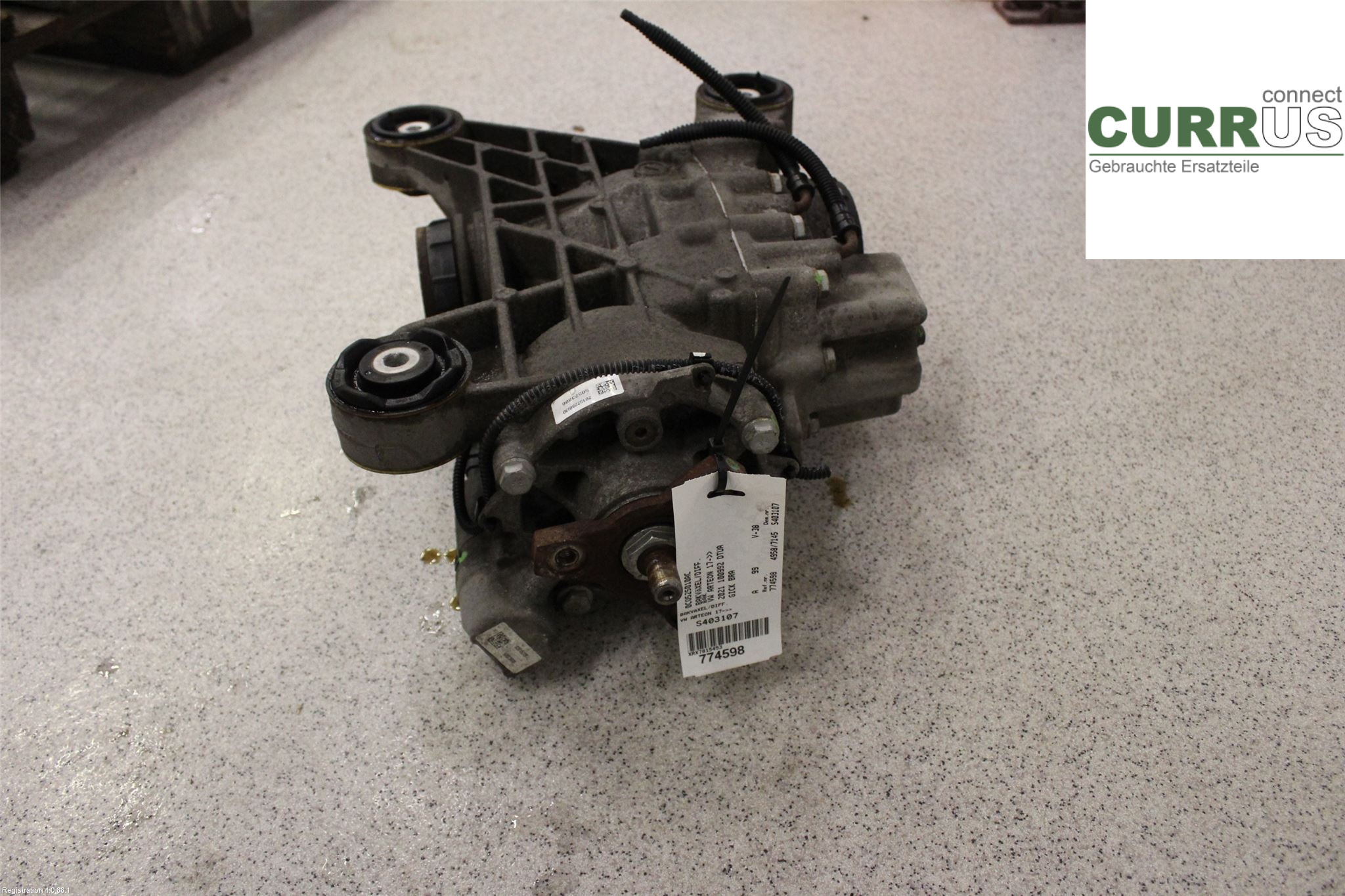 VW ARTEON  17- Differential 0CQ525010AC DTUA