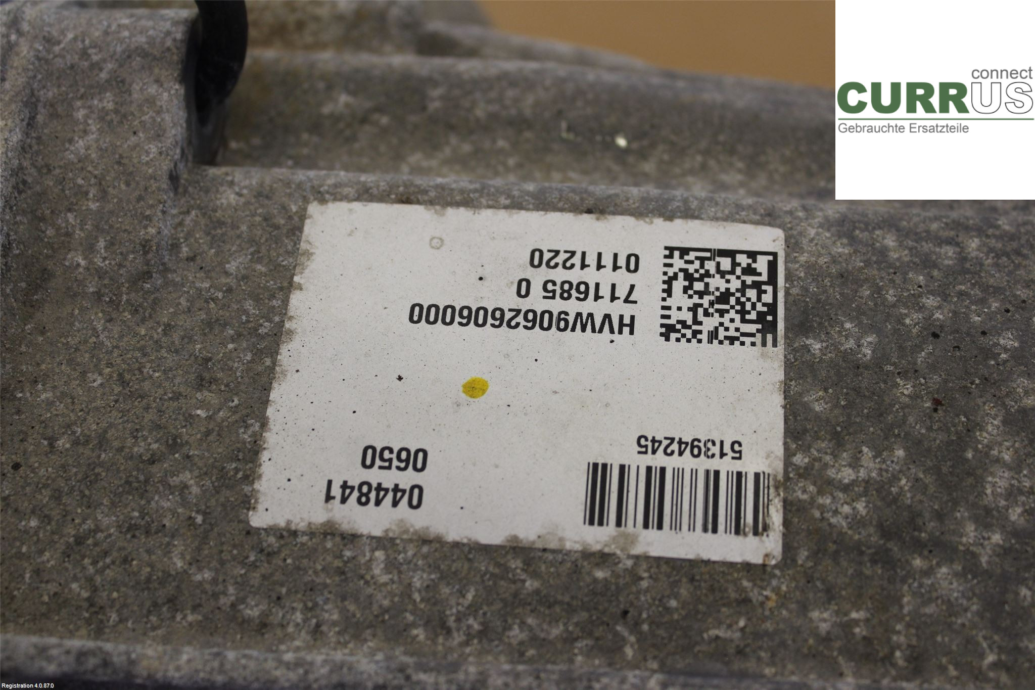 VW CRAFTER  06-16 Gearbox (6-speed) 0CB300040NX 2.0L CKUB