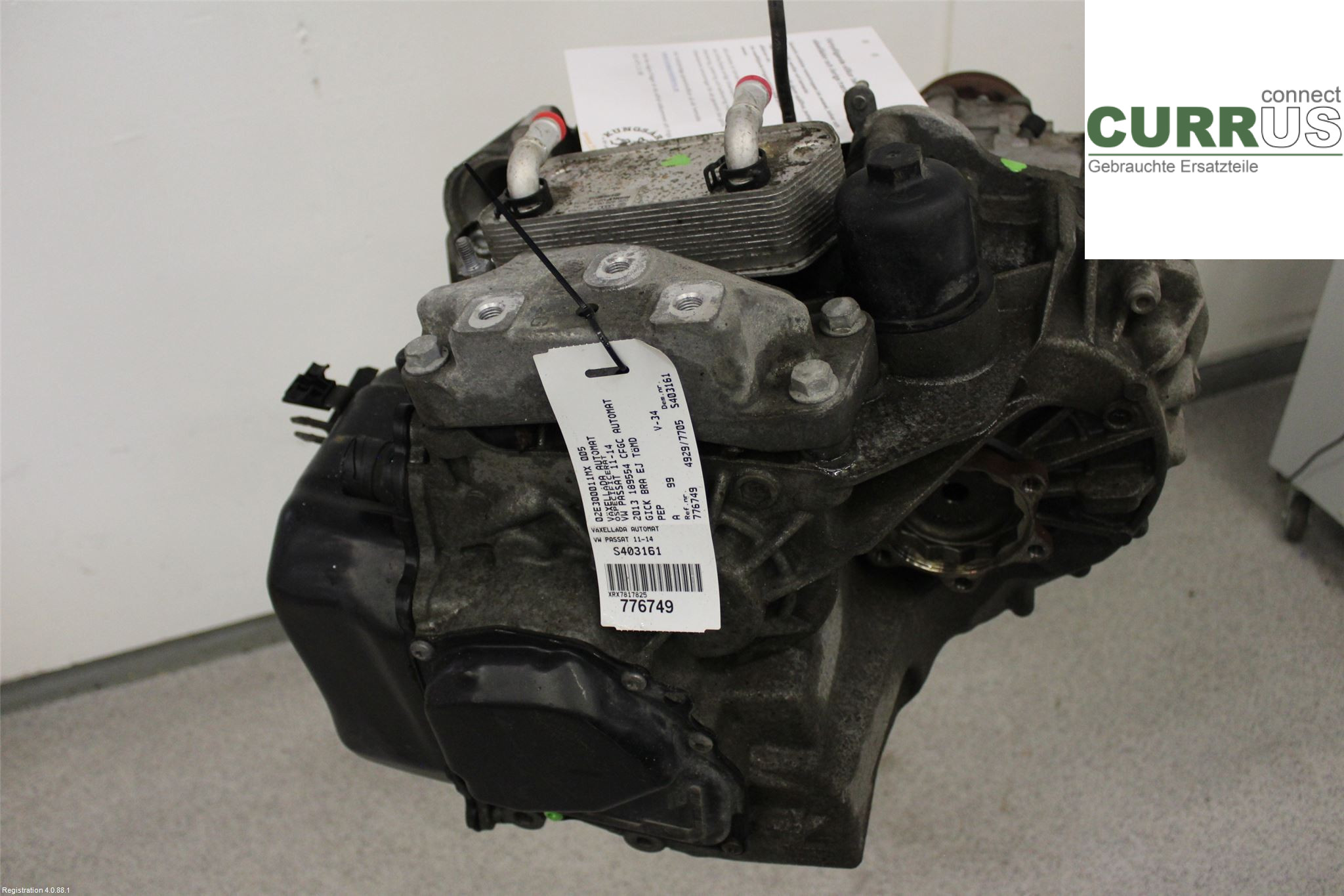 VW PASSAT  11-14 Gearbox (Automatic) 02E300011MX 005 CFGC