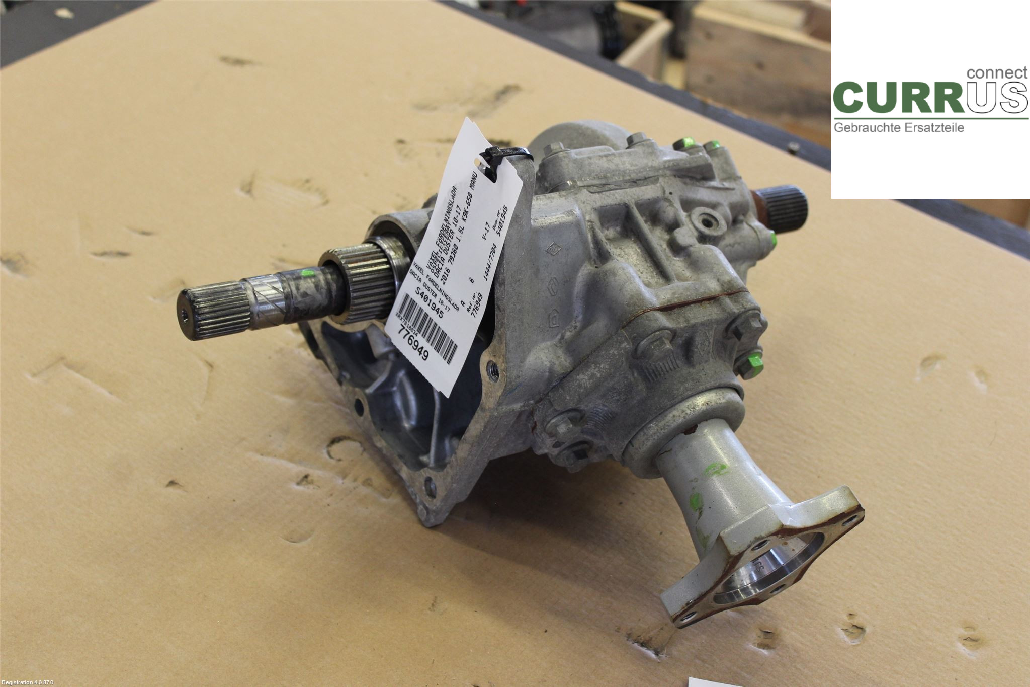 DACIA DUSTER  10-17 Distribution gear box 331000153R 1.5L K9K-658