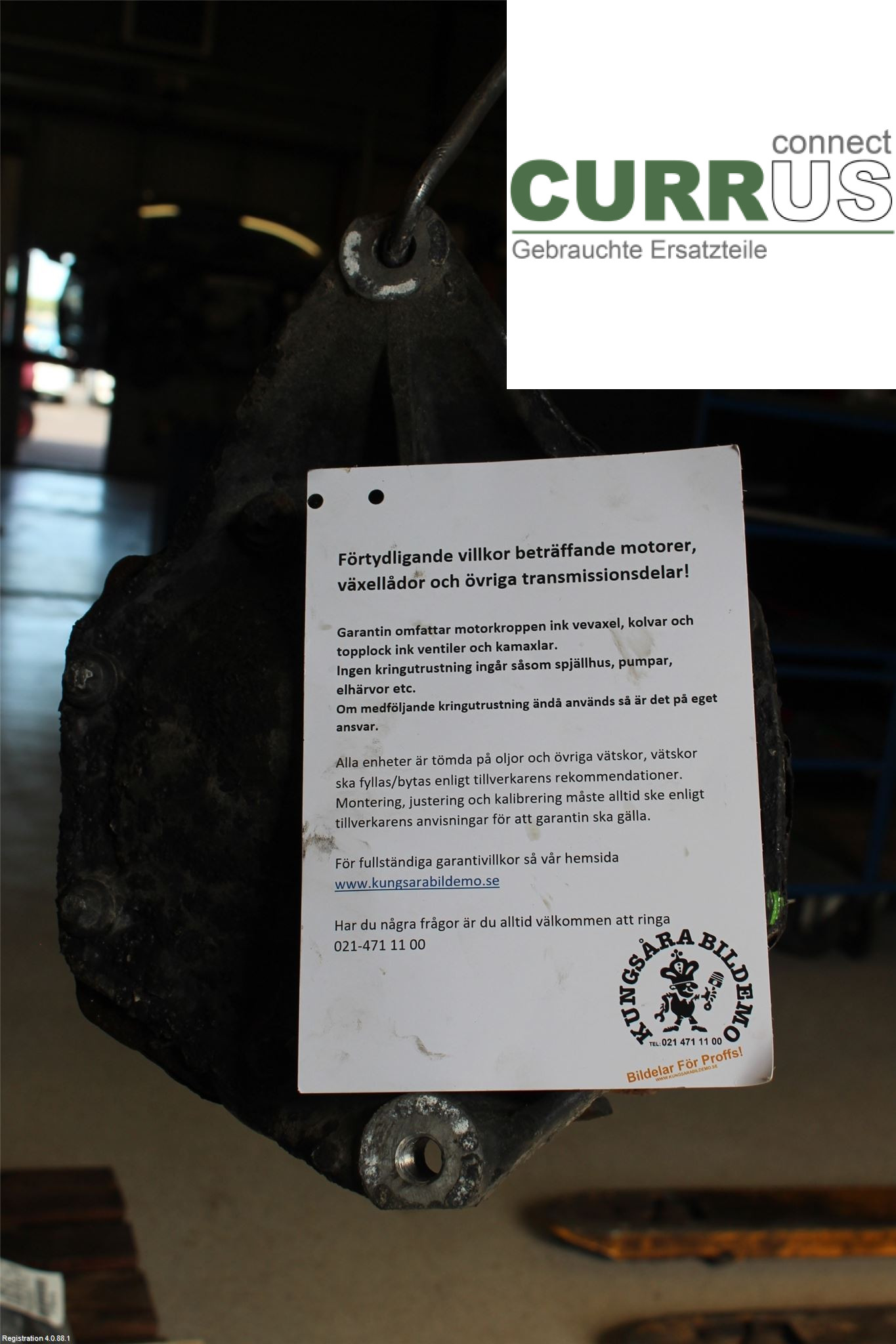 MB CLS-KLASS (C218/X218) 11-17 Differential A204350131480 3.0L OM642.853