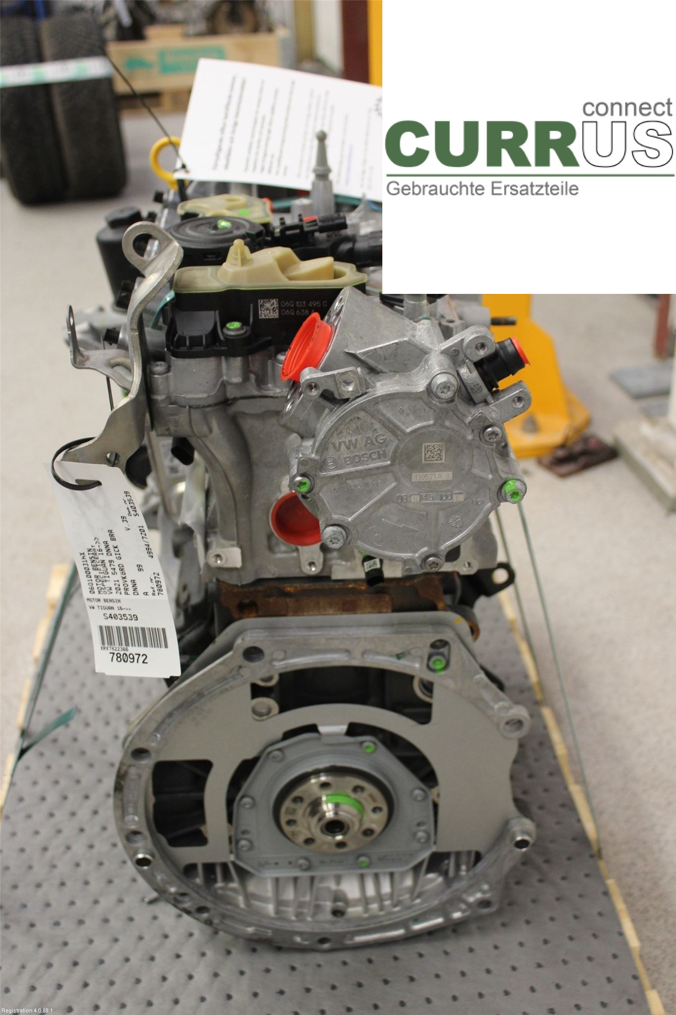 VW TIGUAN 16-24 Engine 06Q100031HX DNNA