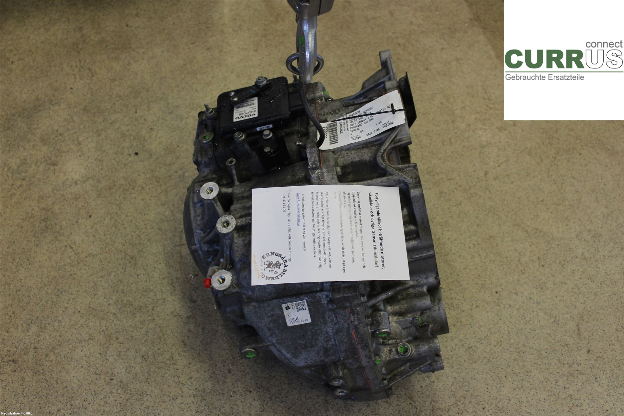 VOLVO V40  12-19 Gearbox (Automatic) 36050696 2.0L D4204T14