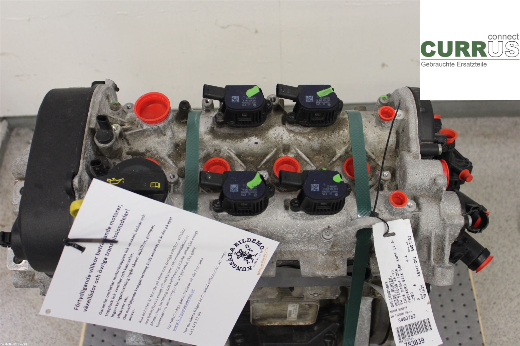 VW TIGUAN 16-24 Engine 04E100099BX CZEA
