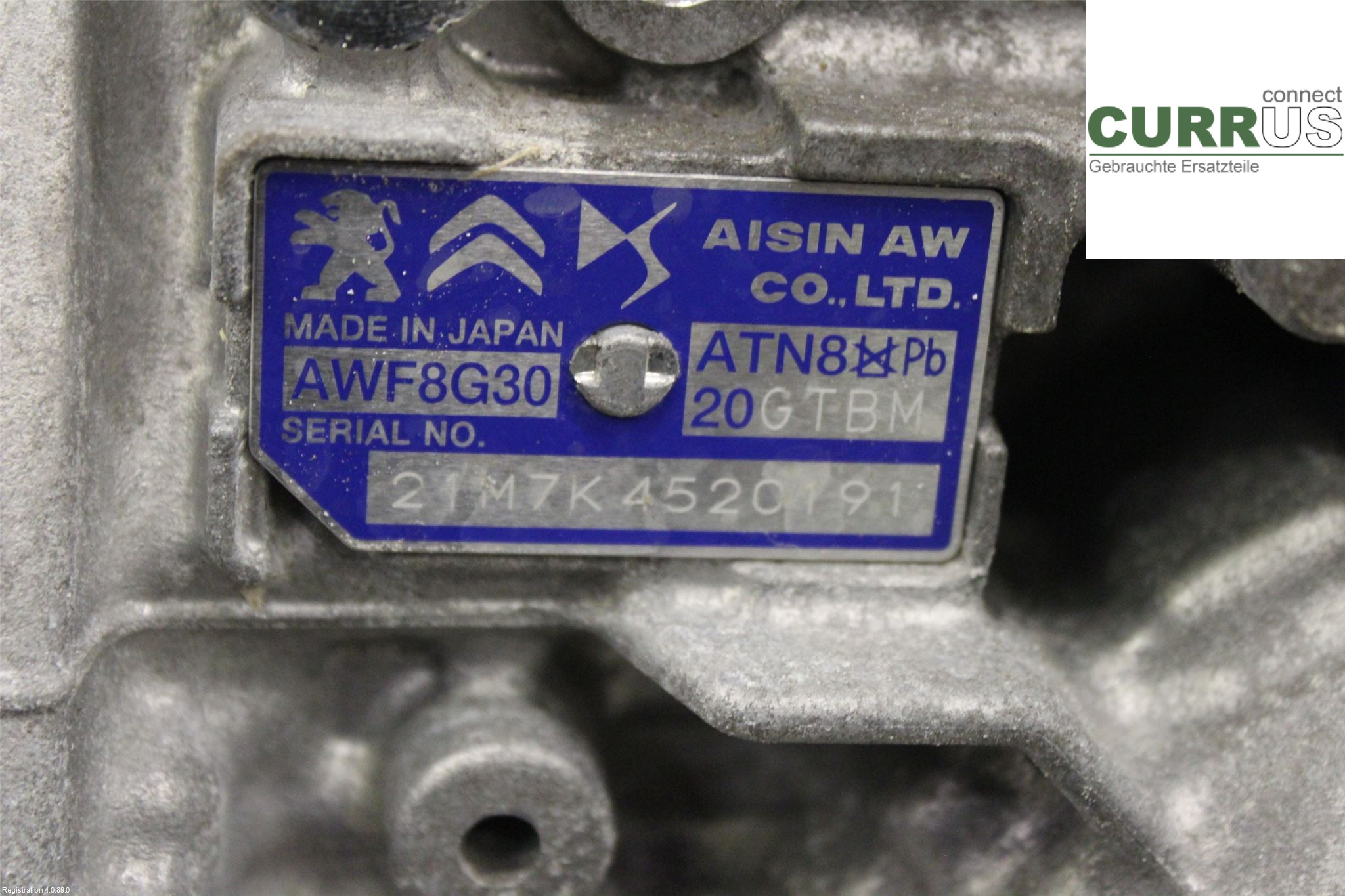 PEUGEOT 508  19- Gearbox (Automatic) 1677592680 HNS