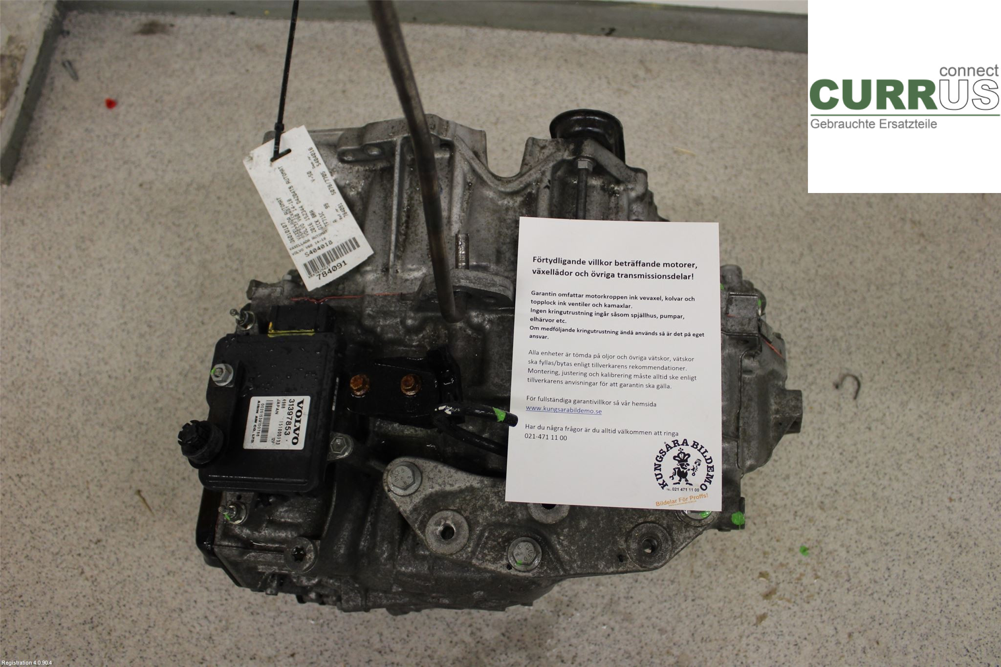 VOLVO V60  14-18 Boîte automatique 36010107 D4204T9
