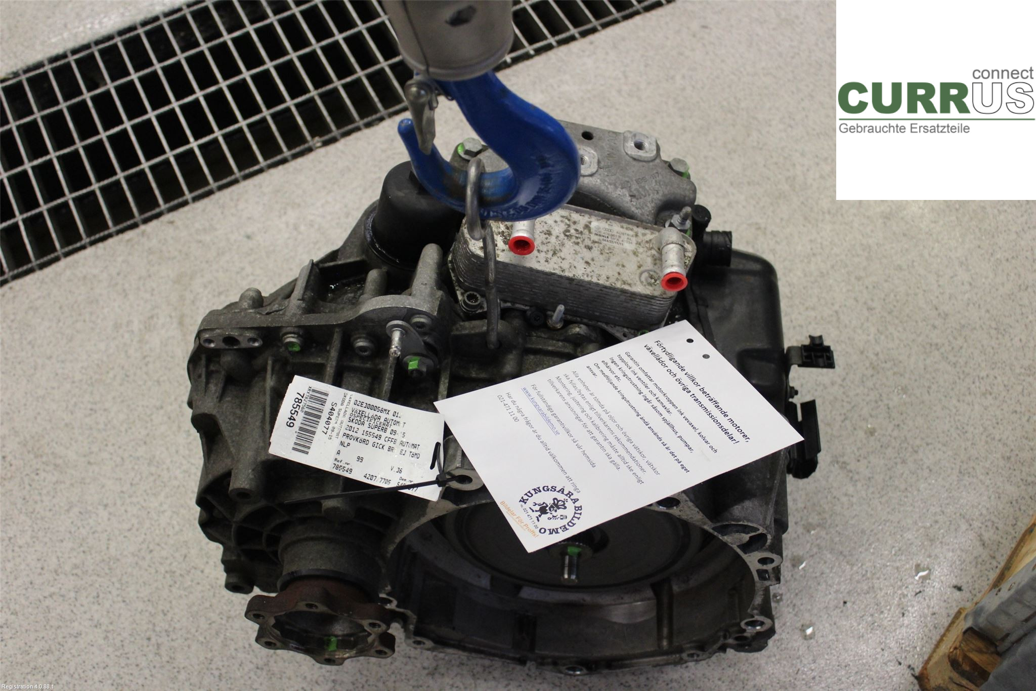 SKODA SUPERB      09-15 Gearbox (Automatic) 02E300058MX 01J CFFB