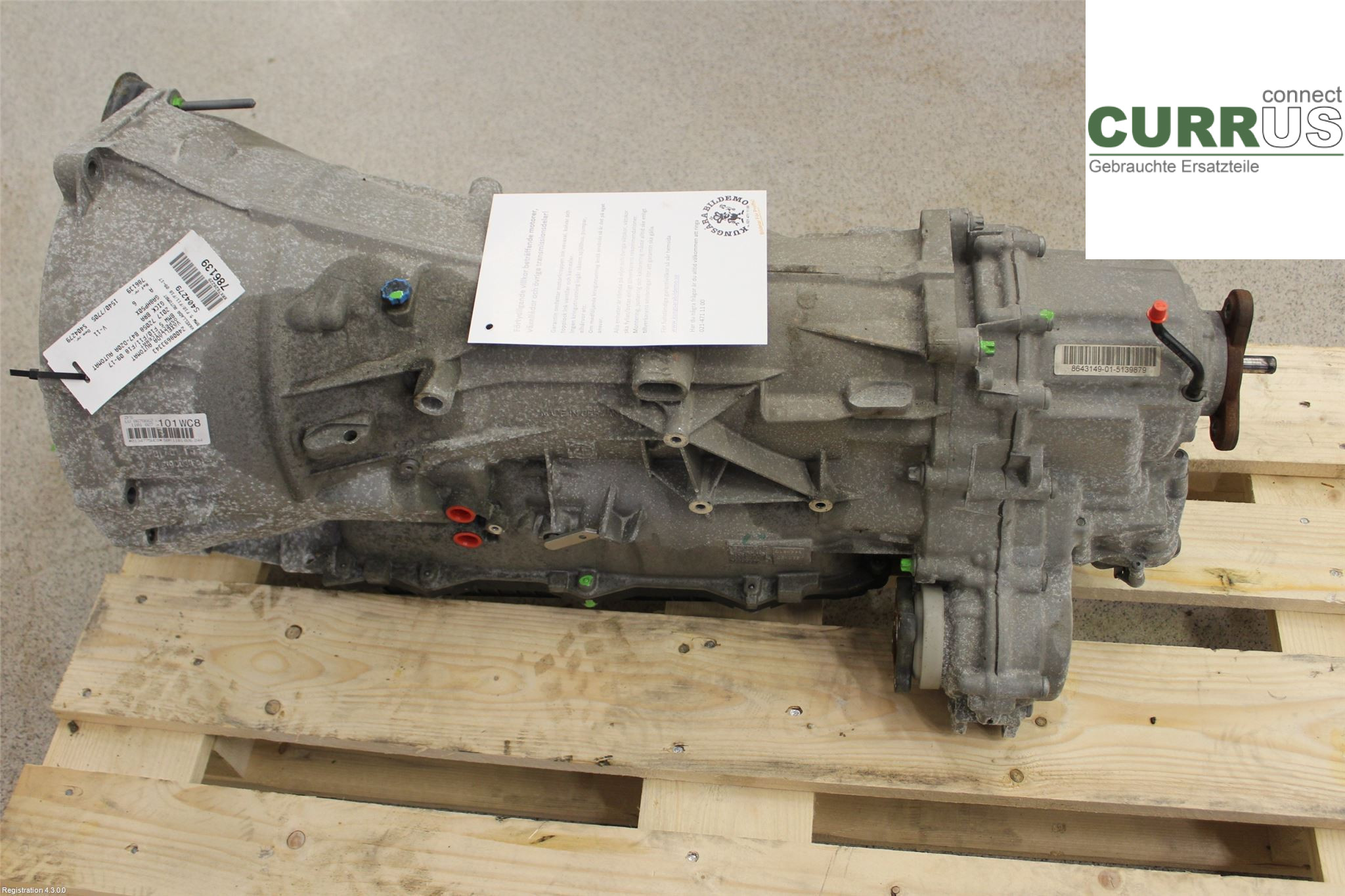 BMW F10/F11/F18  09-17 Gearbox (Automatic) 24008693343 B47-D20A