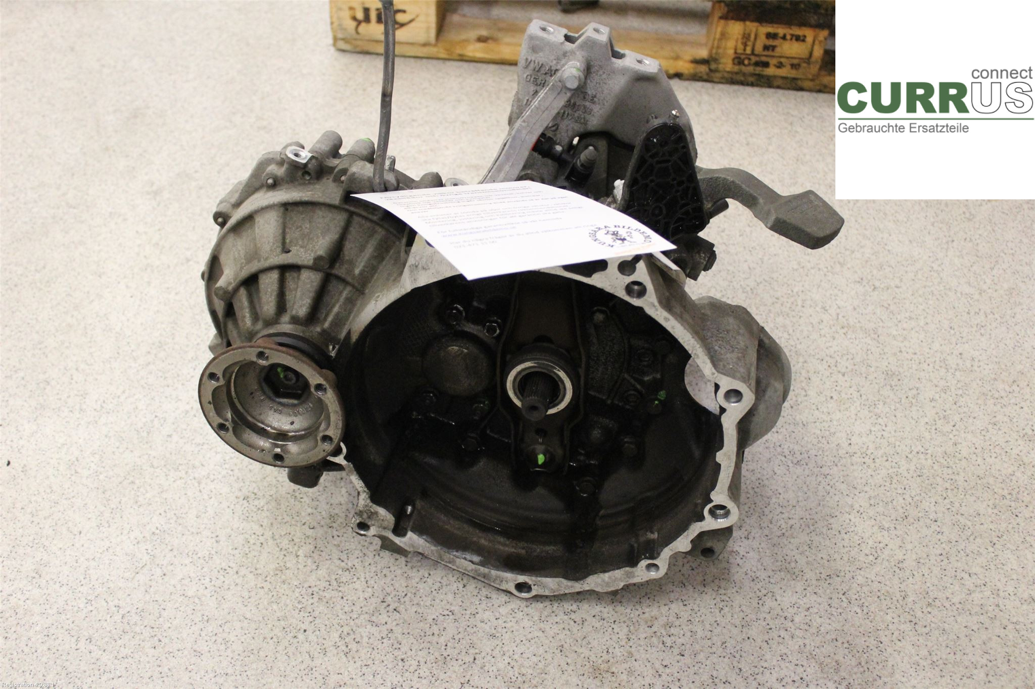 VW GOLF VI     09-13 Gearbox (6-speed) 02S300047PX CDAA